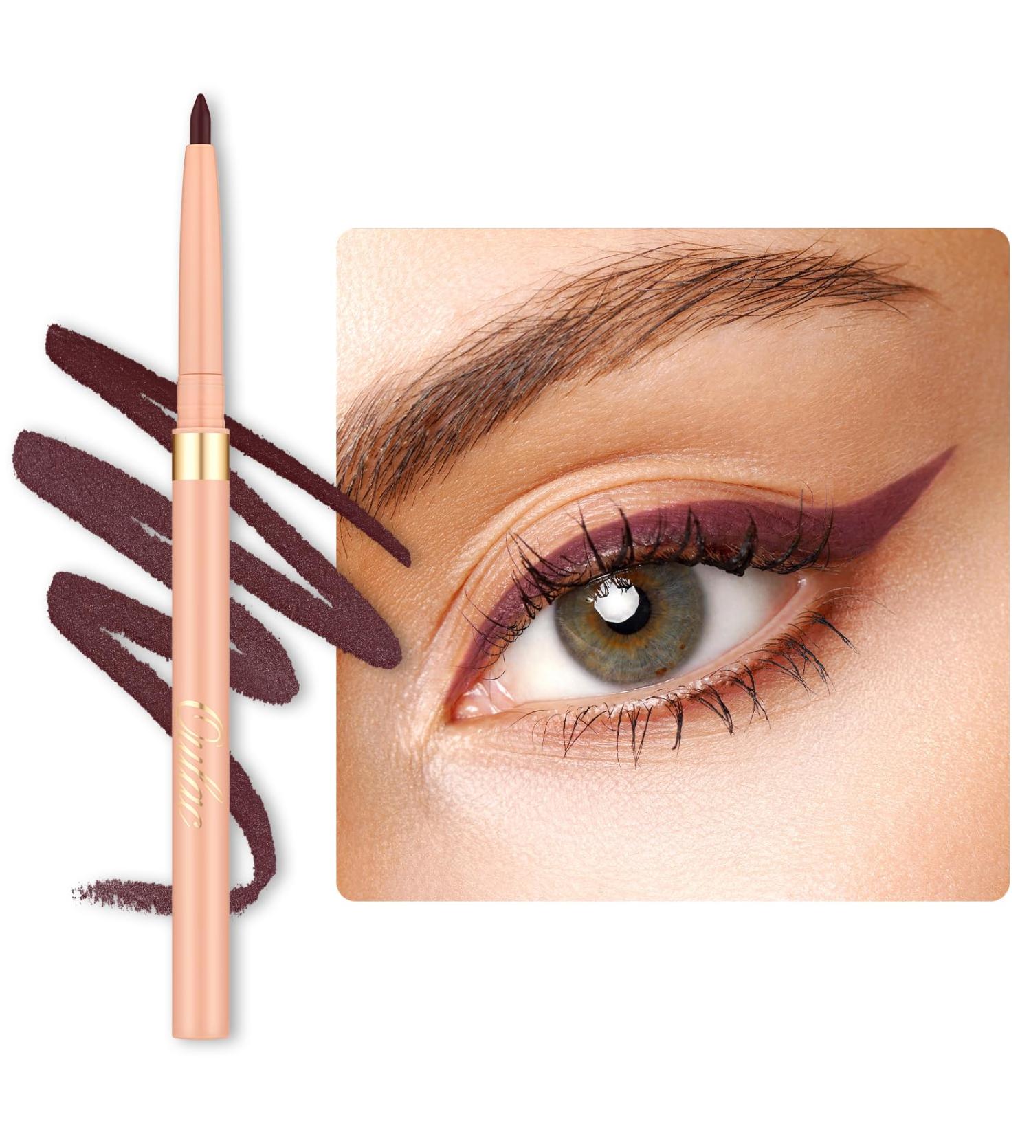 OULAC Crayon Yeux Waterproof Eye Liner et Lip Liner Prune Mat avec Couleur Intense Eyeliner Anti-salissures Texture Lisse et Cr meuse Tenue 12h+ Vegan (L07) Heartfelt LL07 Heartfelt - Buy Online on GoSupps.com