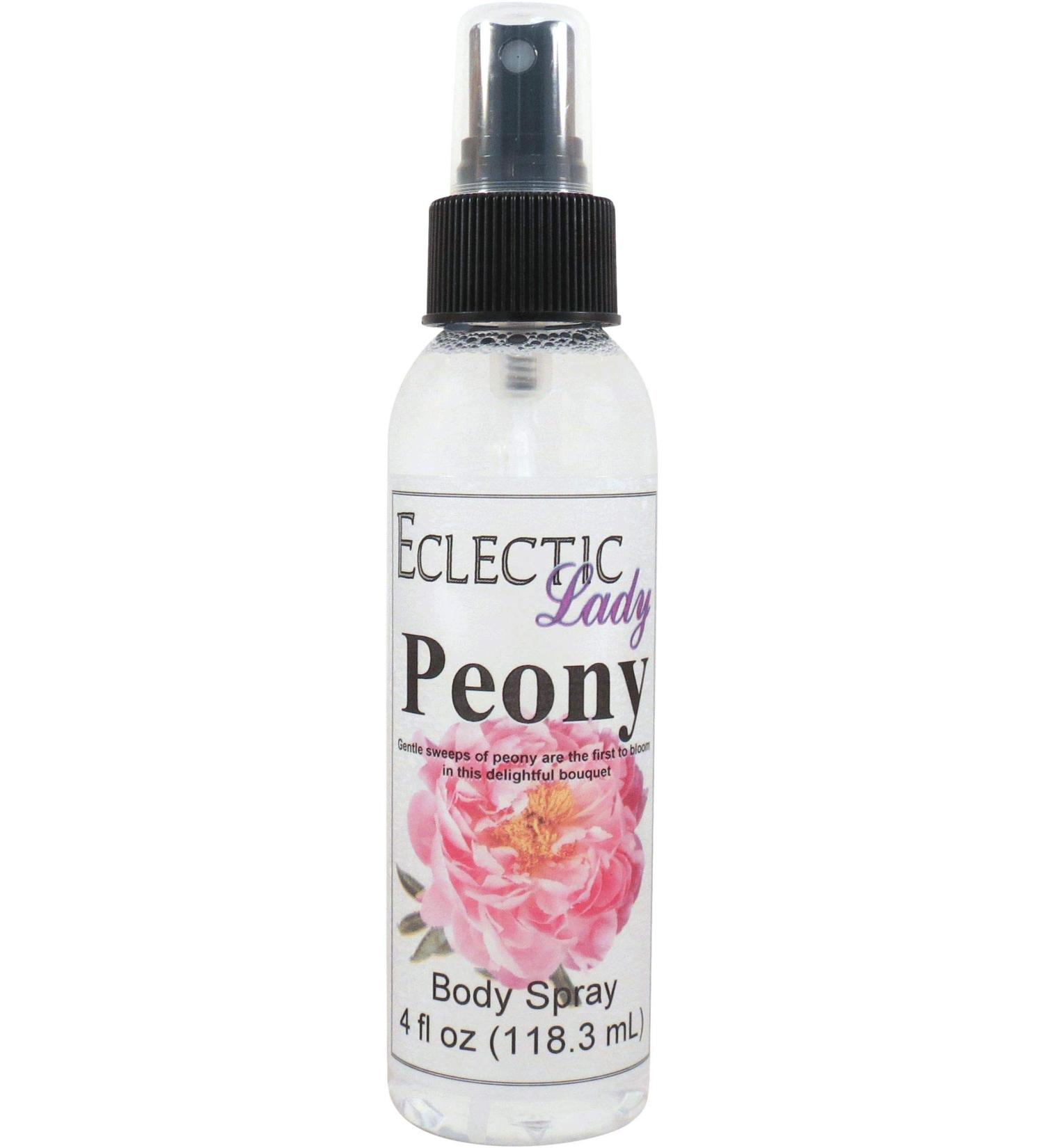 Peony Body Spray 4 ounces Body Mist for Women with Clean Light & Gentle Fragrance Long Lasting Perfume with Comforting Scent for Men & Women Cologne with Soft Subtle Aroma For Daily Use 4 Fluid Ounces - Buy Online on GoSupps.com