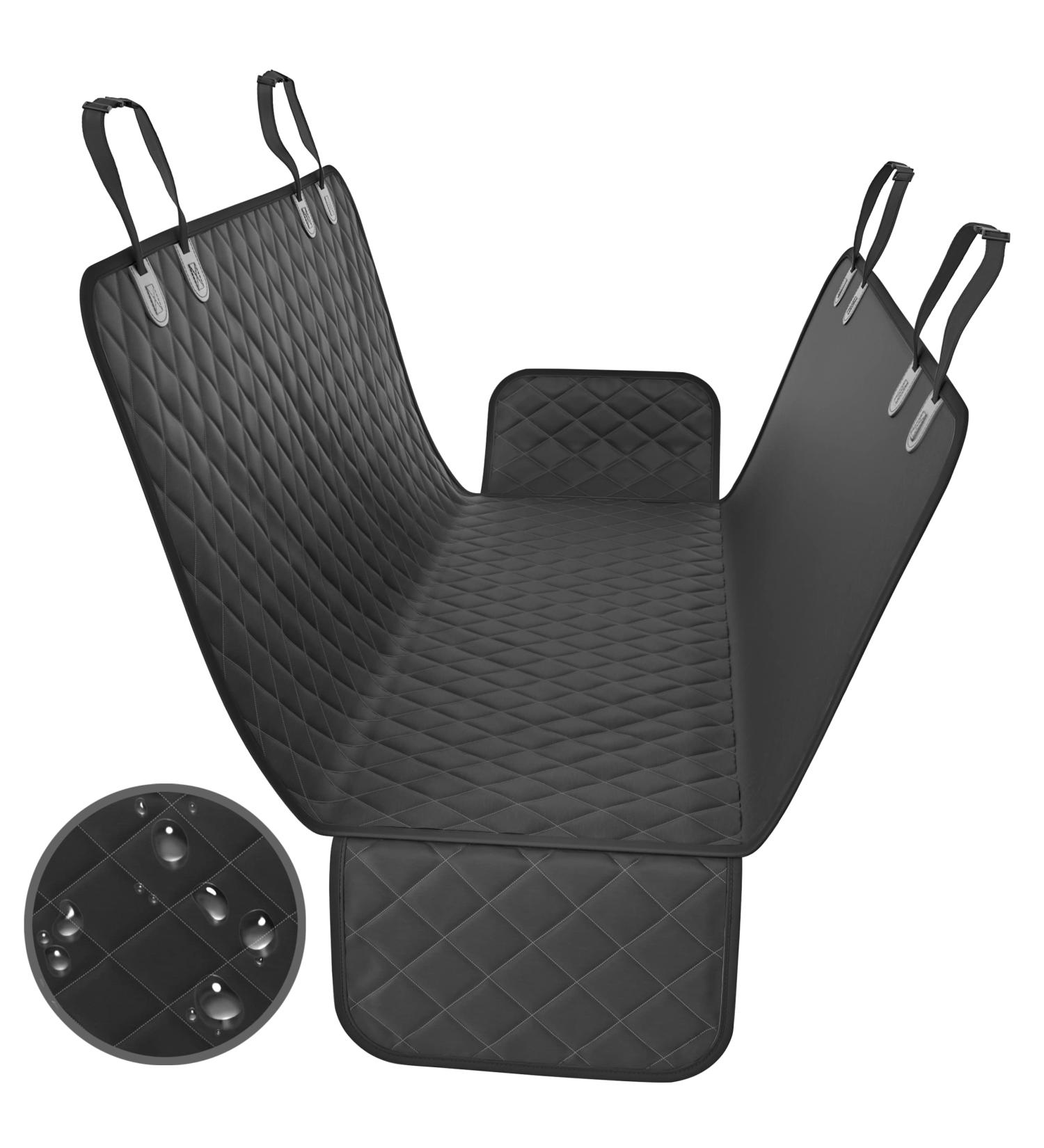 Waterproof Dog Back Seat Cover Protector - Scratchproof Nonslip Hammock for Cars & SUVs - Durable Pet Seat Cover Against Dirt and Fur - Black Standard - Buy Online on GoSupps.com