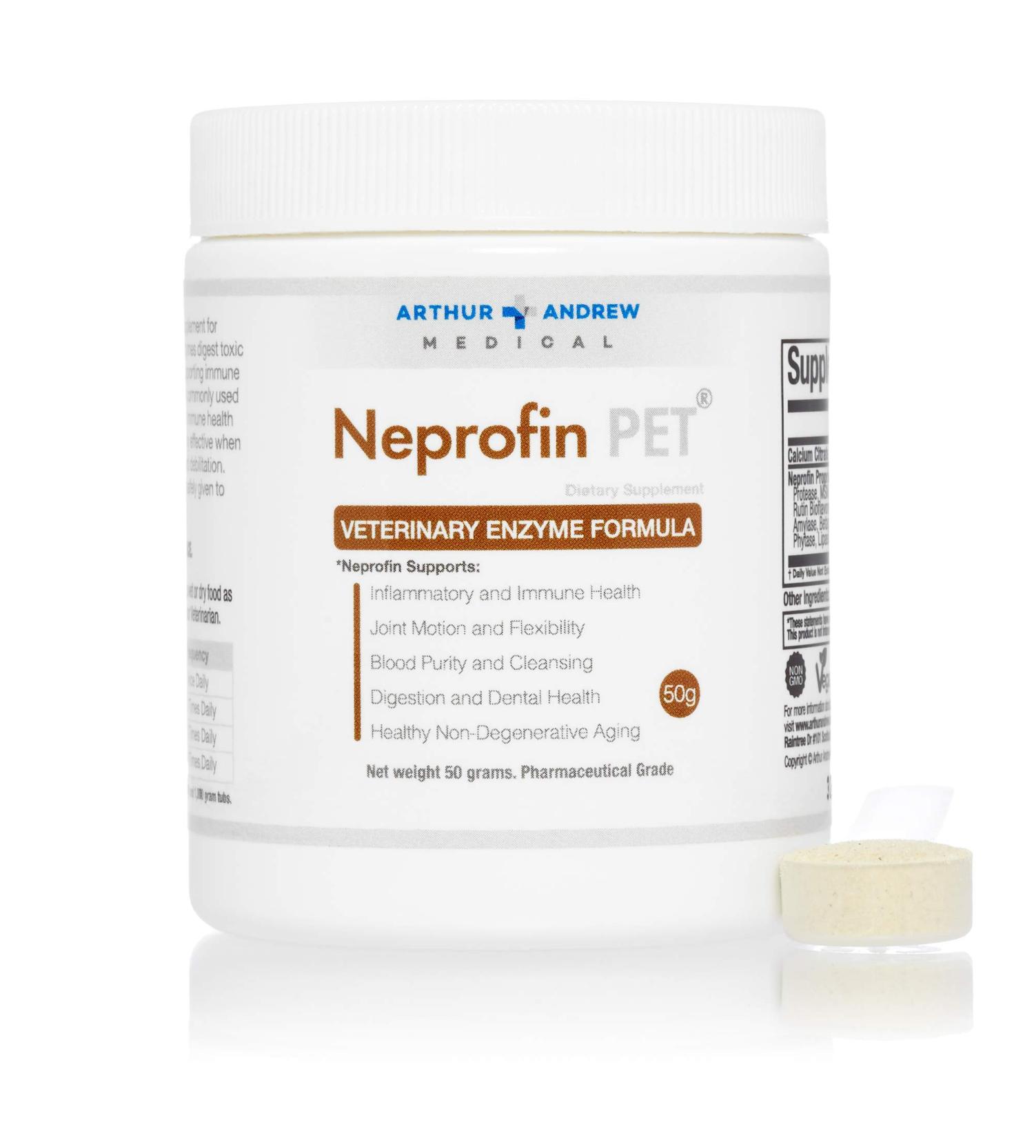 Arthur Andrew Medical Neprofin Pet 50g - Natural Joint Support for Dogs & Cats - Buy Online on GoSupps.com