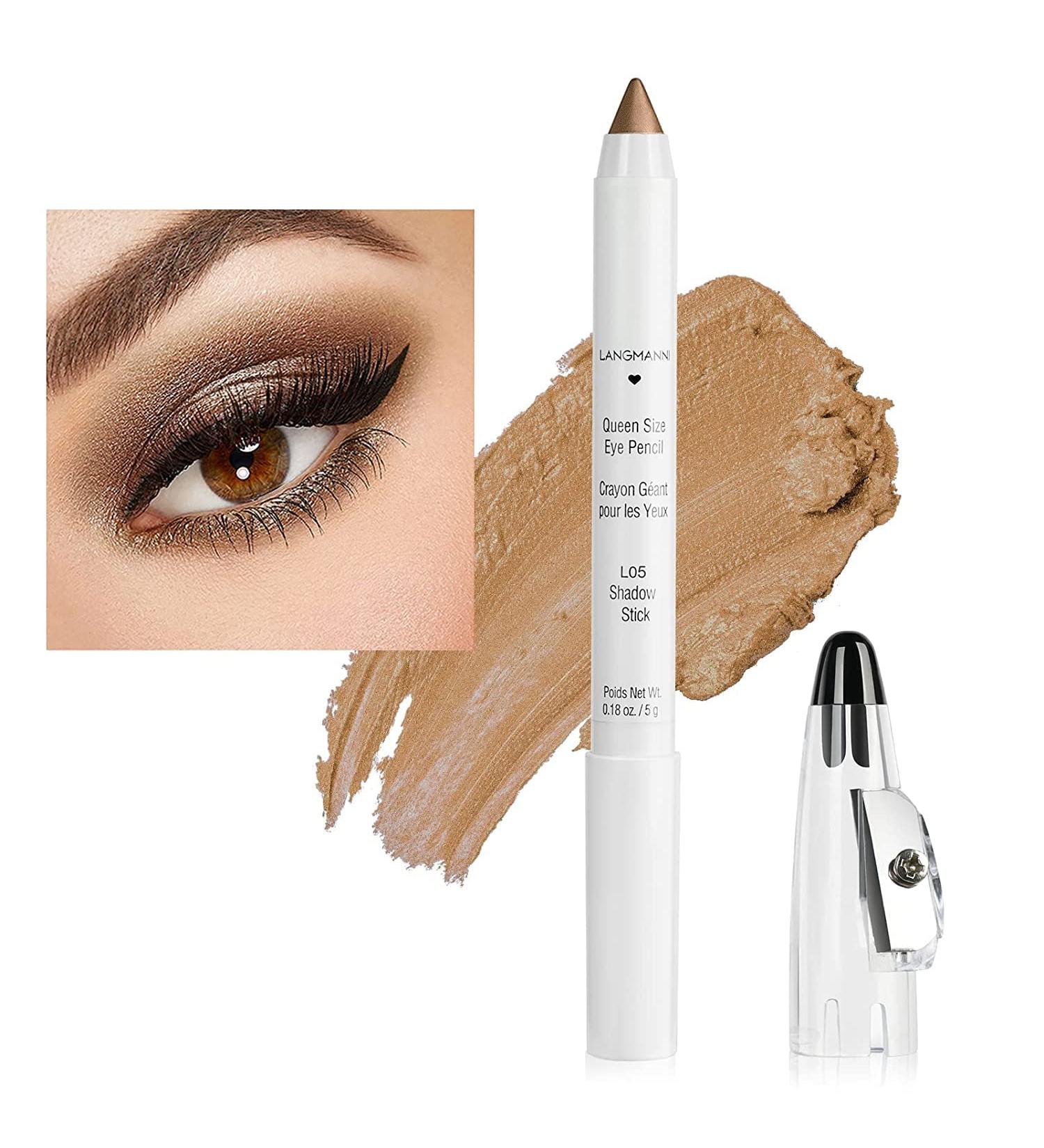 Glitzer Lidschattift 2-in-1 Eyeliner & Shimmer Eyeshadow Pencil - Waterproof Durable Eye Makeup (#05) - Buy Online on GoSupps.com