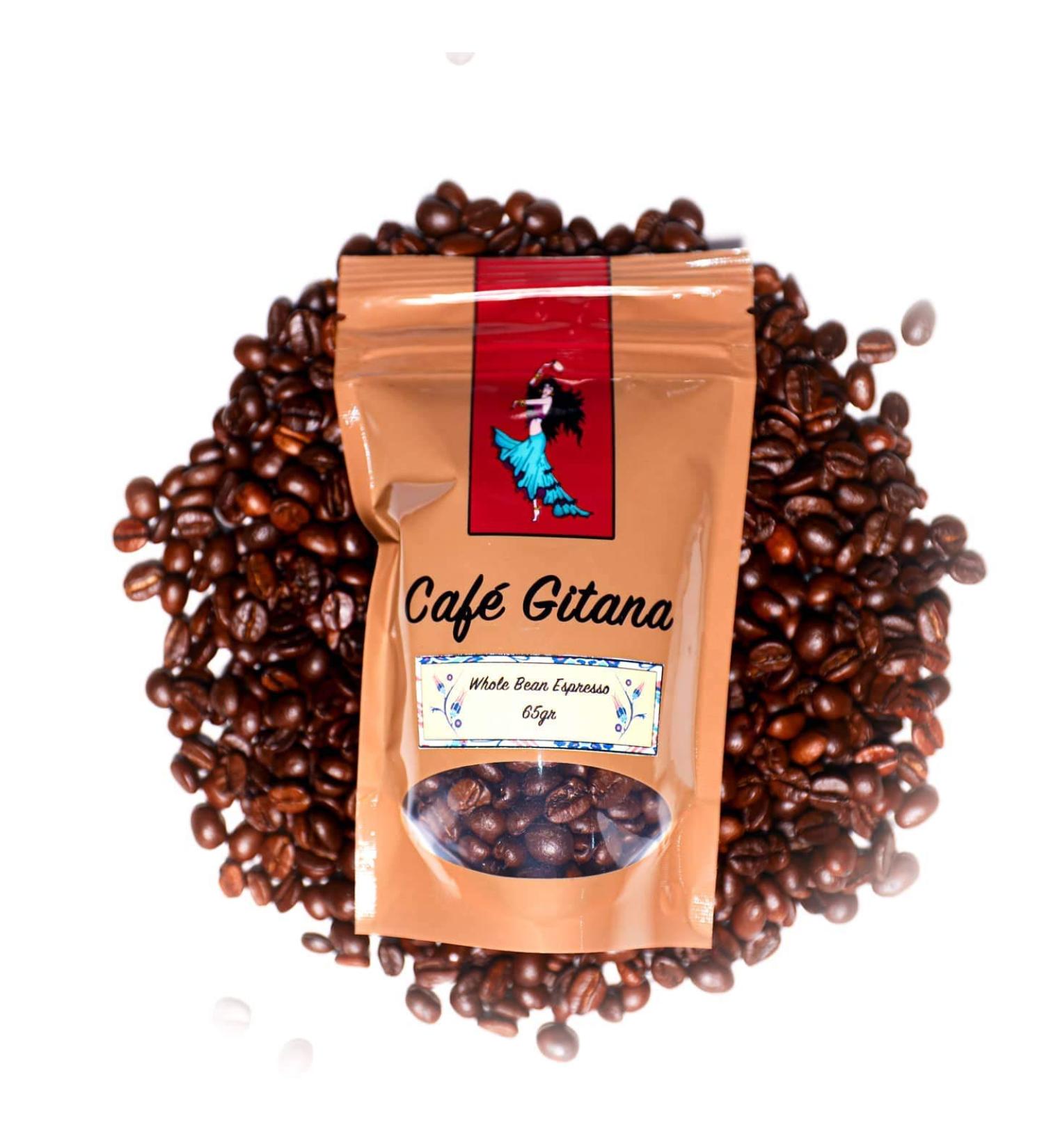 Caf Gitana Whole Bean Espresso Coffee 65 gr