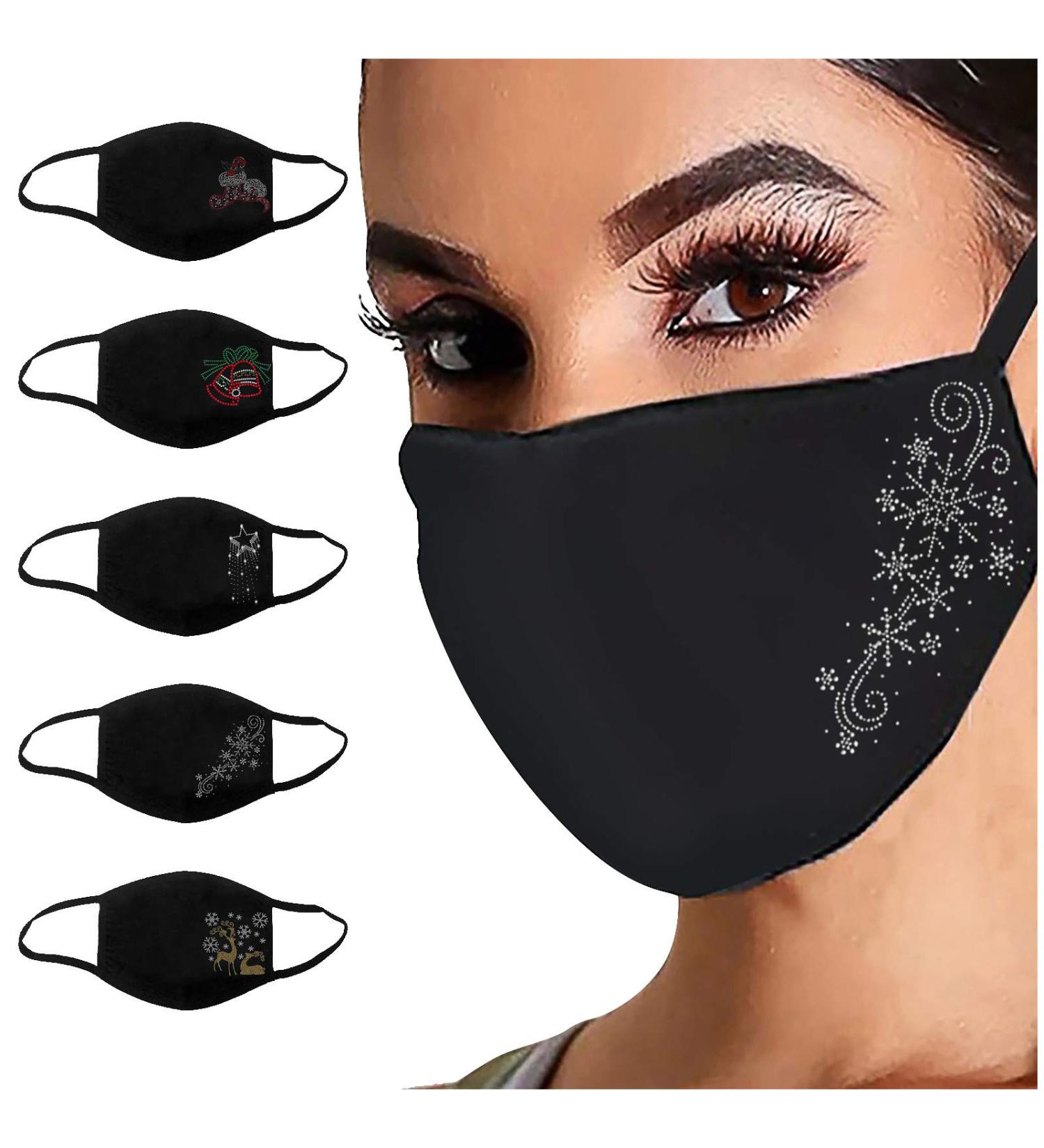 Buy Lulupi 3D Christmas Face Mask | Washable Cotton Fabric | Breathable & Multi-functional Neck Scarf | Perfect Holiday Protection - Buy Online on GoSupps.com