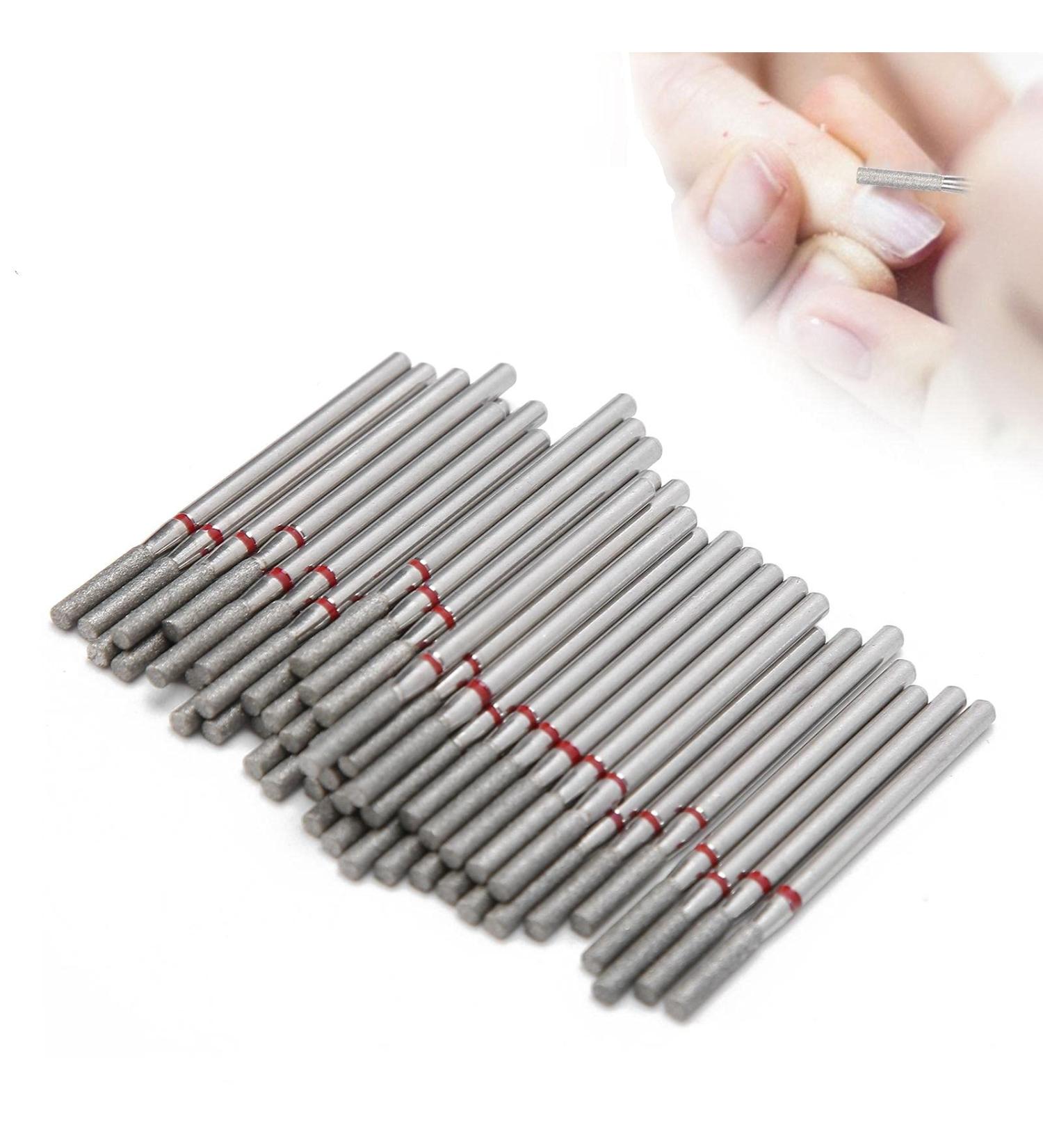 50 Pieces Nail Polishing Grinding Heads - Nail Drill Art Removal & Dead Skin Polishers for Home & Professional Use - Buy Online on GoSupps.com