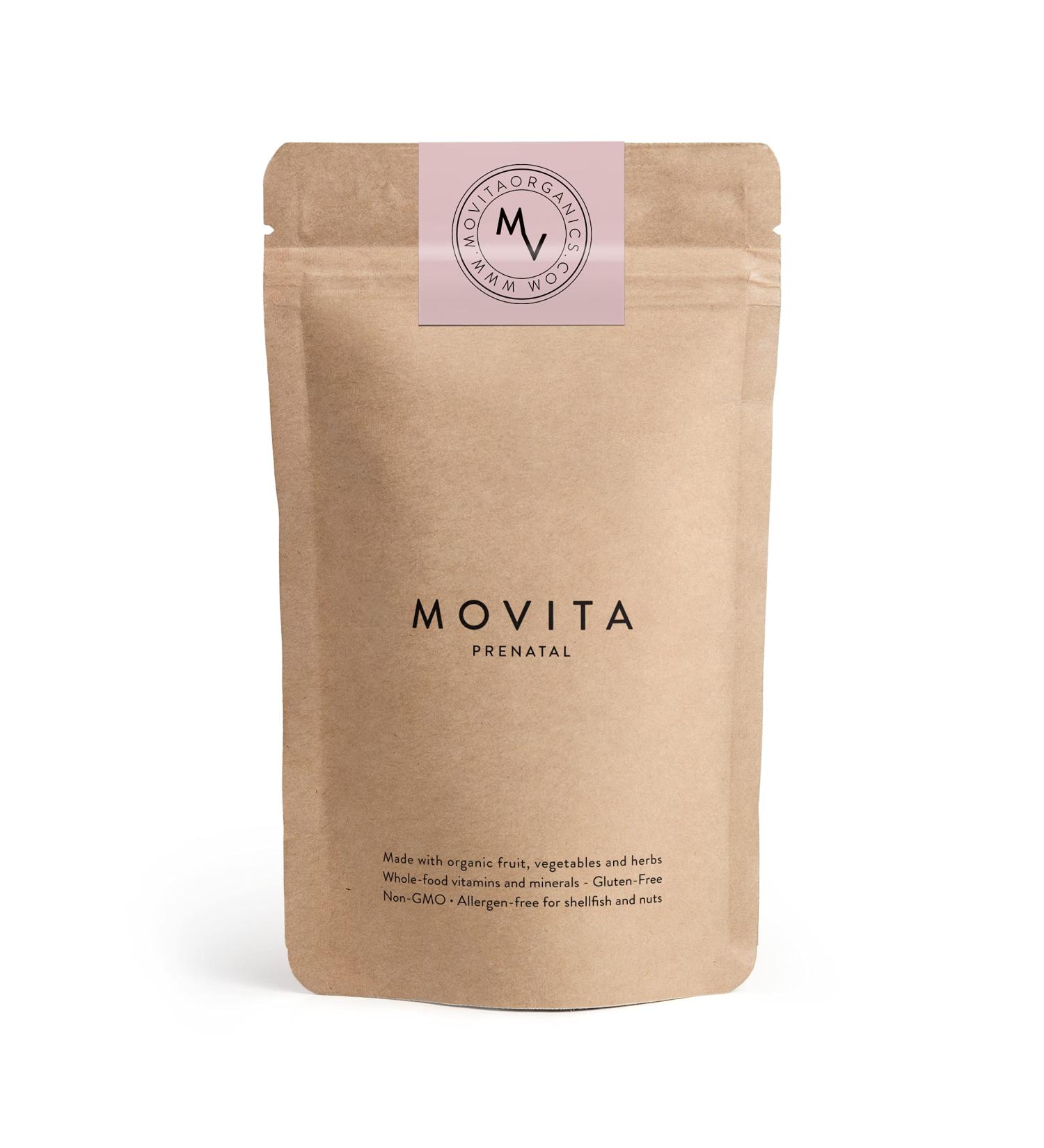 Organic Movita Prenatal Multivitamin - Pregnancy & Breastfeeding - 30 Day Supply - Buy Online on GoSupps.com