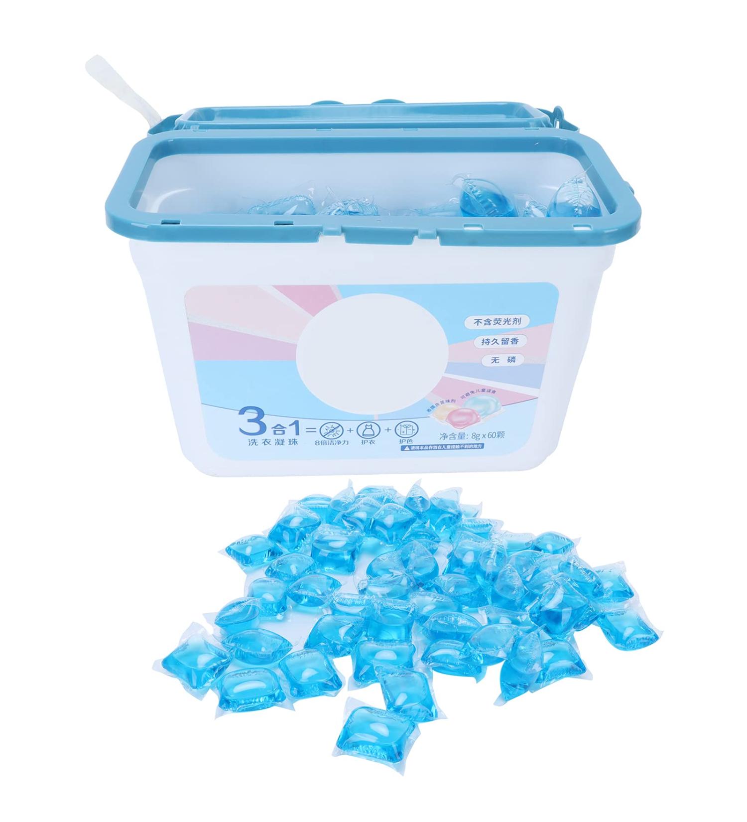 Garosa 60PCS 8g Laundry Washing Capsules - Deep Blue Ocean | Home & Travel Cleaning Supplies - Buy Online on GoSupps.com