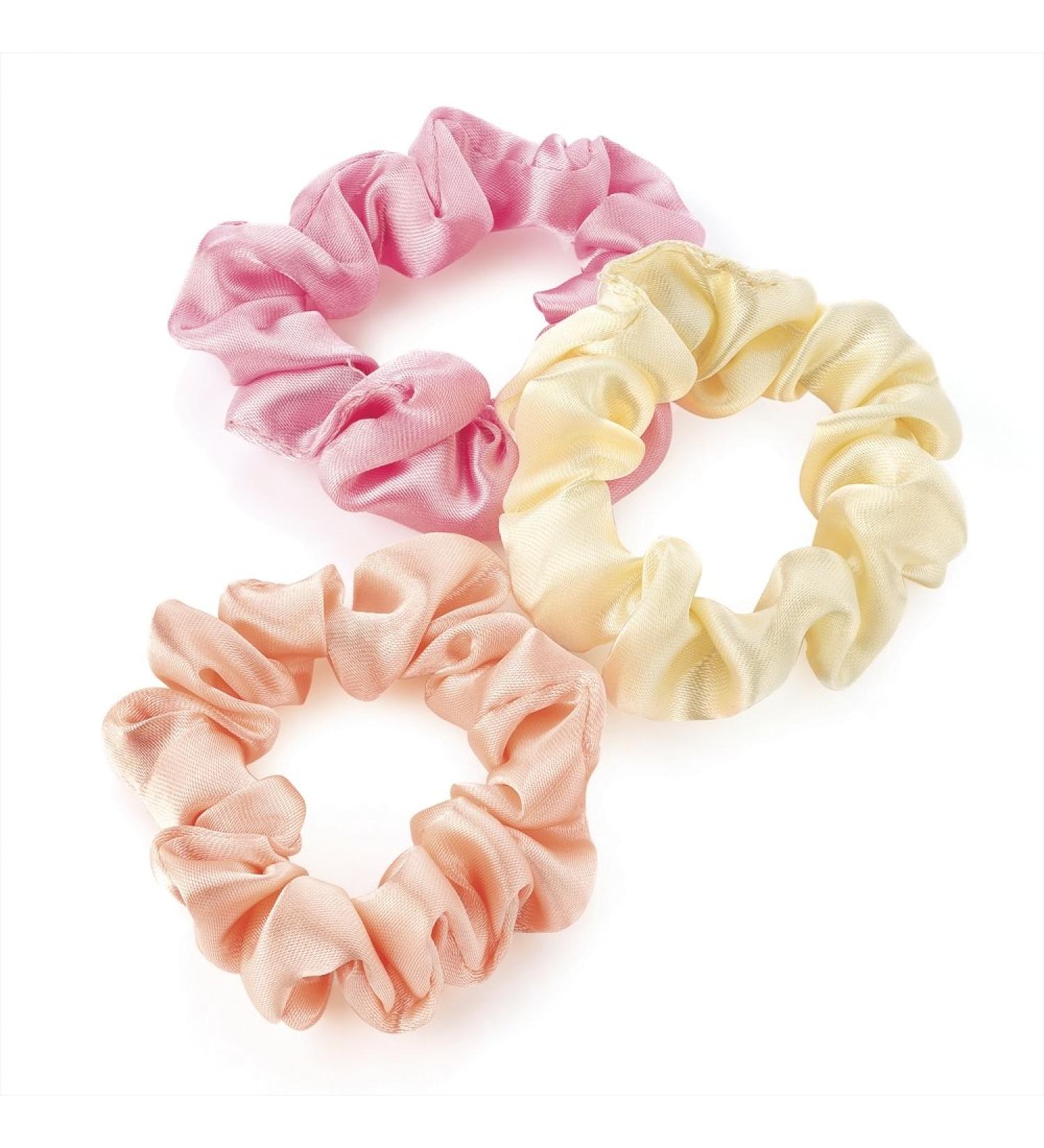 GIZZY Girls/Ladies Set of 3 Mini Elastic Scrunchies