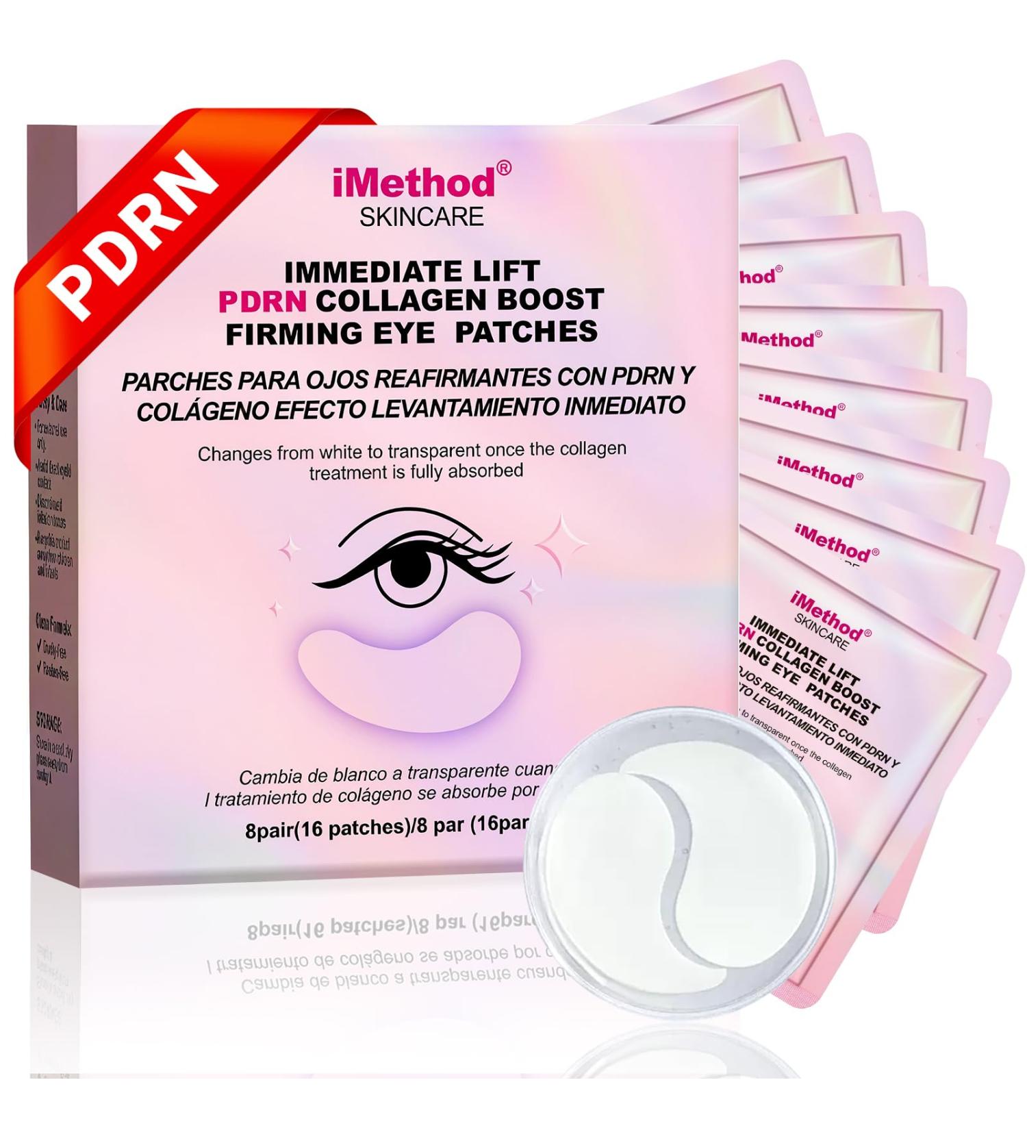 iMethod PDRN Collagen Boost Eye Patches - Masque sous les yeux - Masque instantan pour r duire les ridules raffermir sous les yeux - 8 paires - Buy Online on GoSupps.com