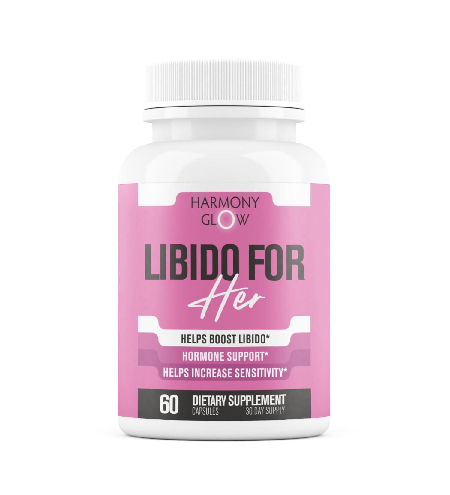 Libido for HER - Libido Booster for Women to Boost Desire Intimacy Lust - 3rd Party Tested Supplement to Support Women's Health Energy Assist | 3rd Party Tested Supplement - 60 Capsules - Buy Online on GoSupps.com