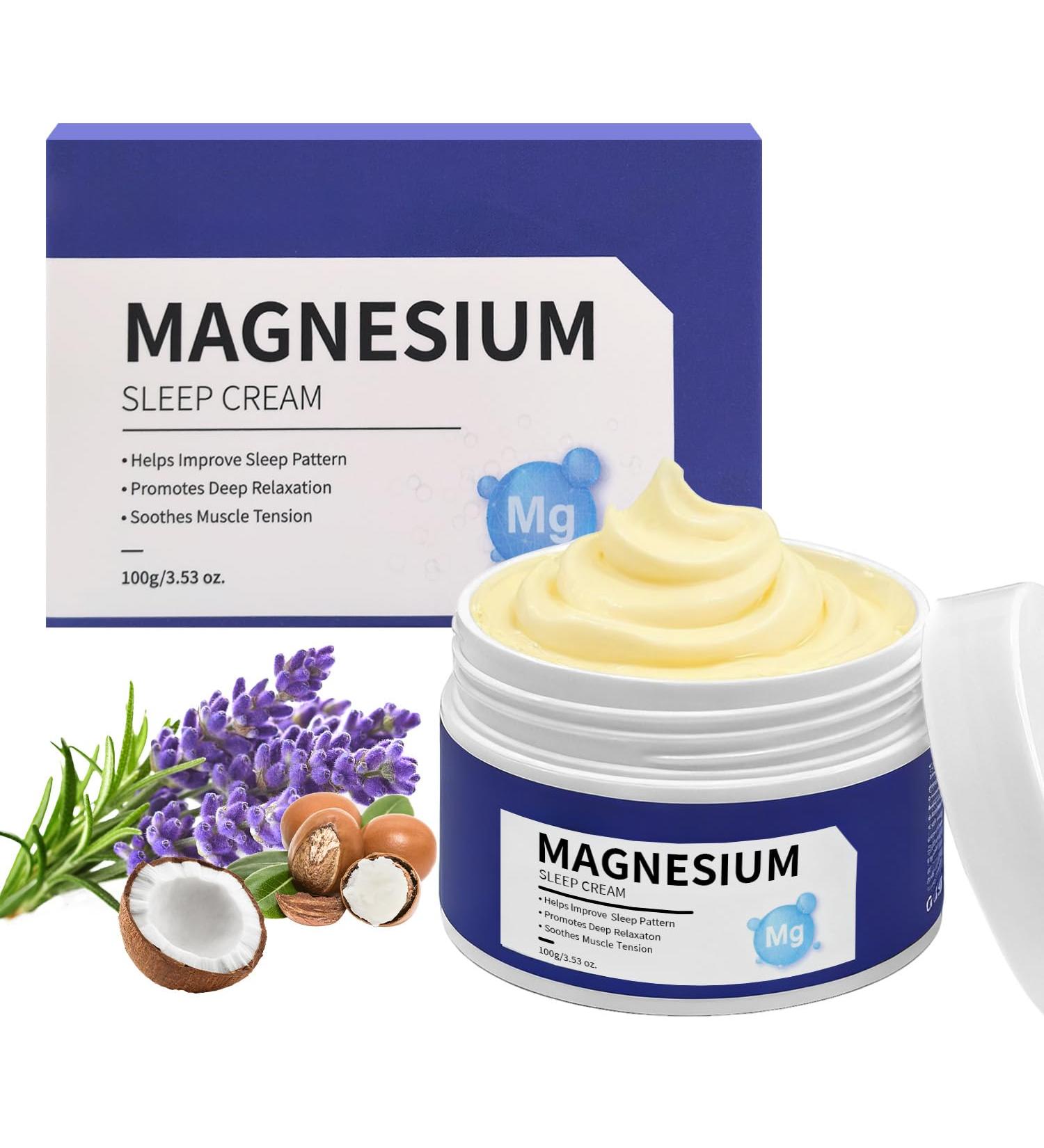 Danliss Magnesium Lotion for Sleep - Soothing Relief & Relaxation with Chamomile Hyaluronic Acid & Witch Hazel - Hypoallergenic Magnesium Body Cream for Legs & Feet 3.53 oz - Buy Online on GoSupps.com