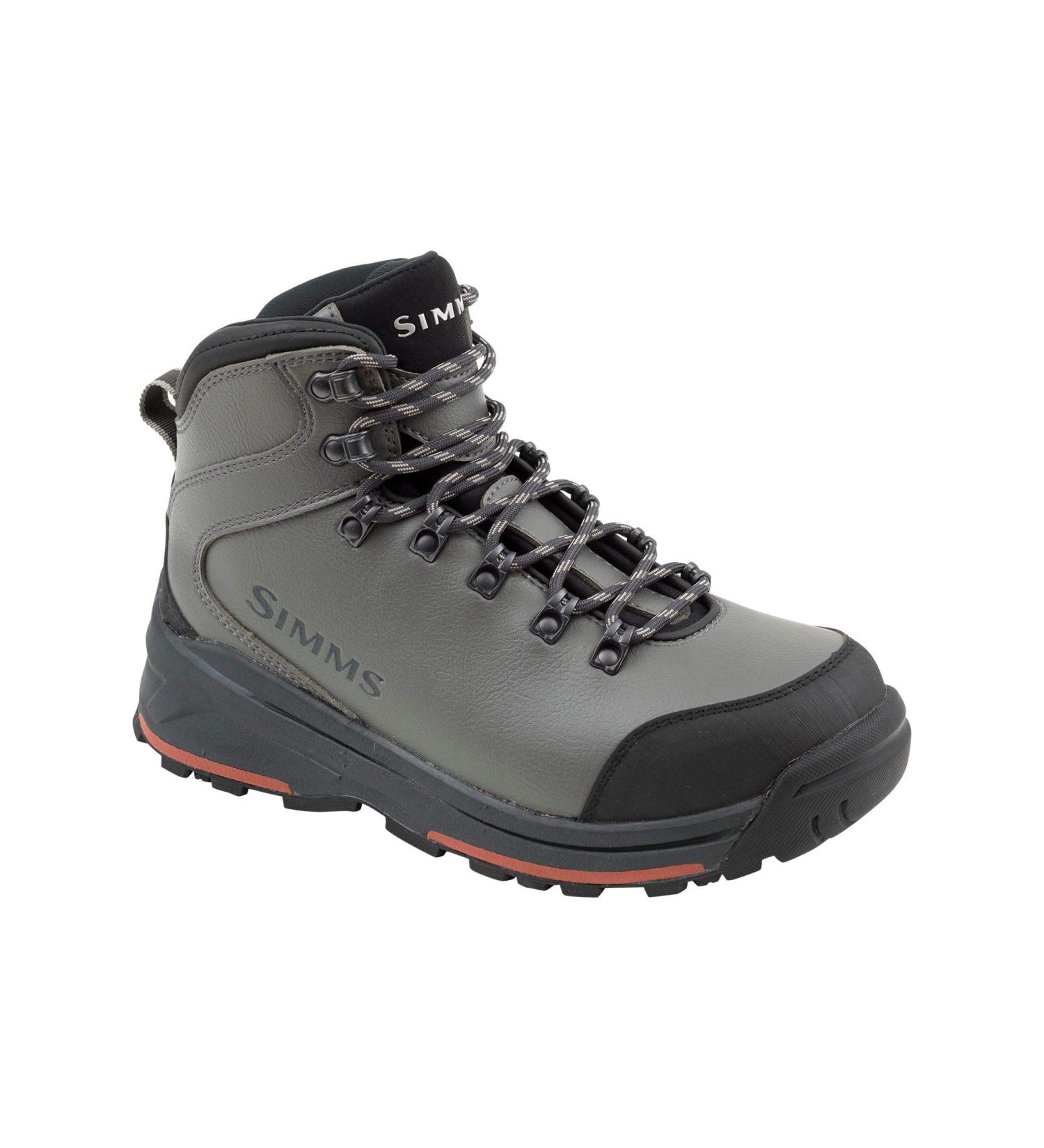 Simms Women's Freestone Wading Boots - Rubber Bottom & Toe Cap - Size 8 Gunmetal - Buy Online on GoSupps.com