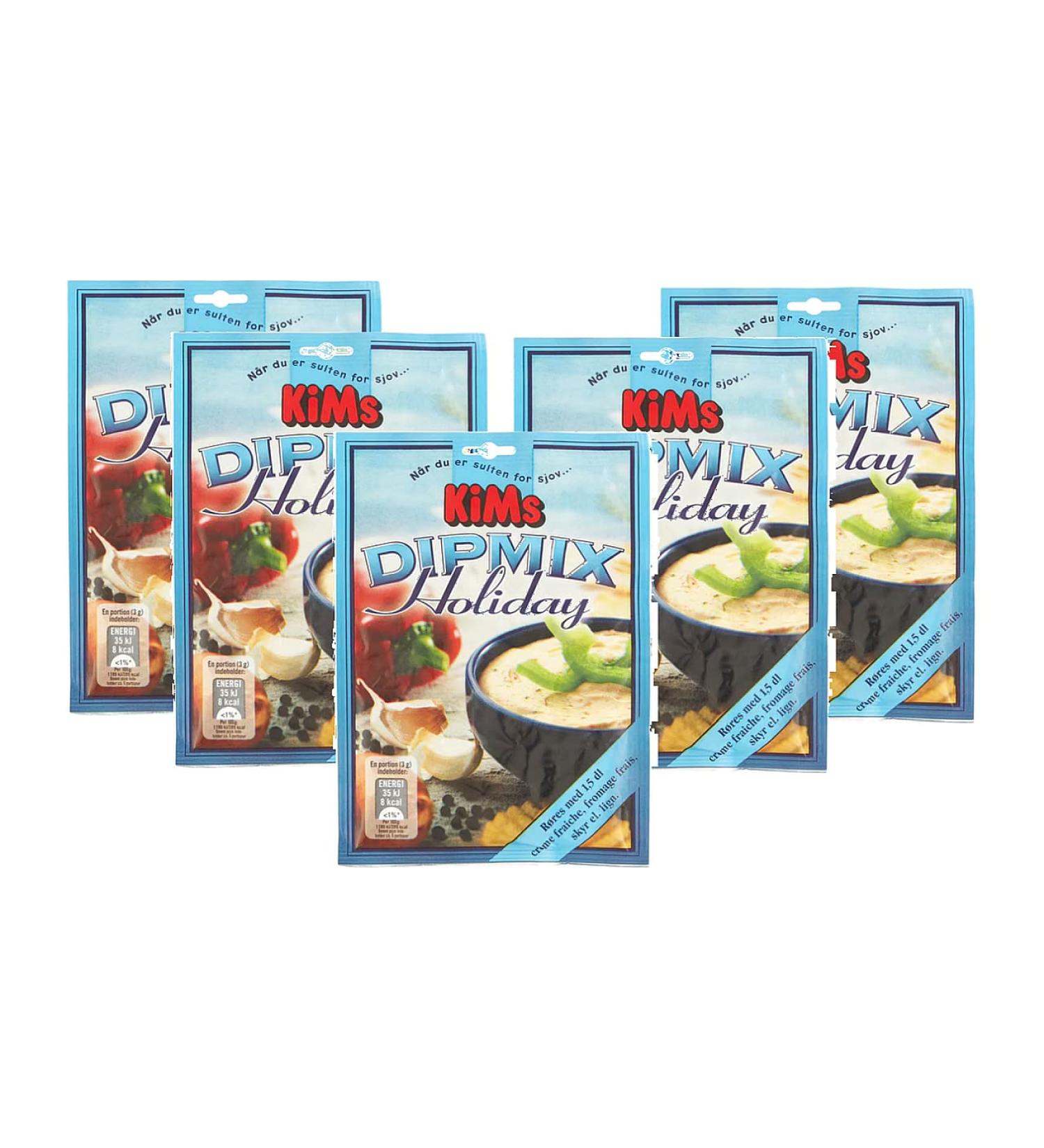 Buy 5x Kims Dip Mix Holiday 17g - International Shipping Available | Delicious Flavor for Every Occasion - Buy Online on GoSupps.com