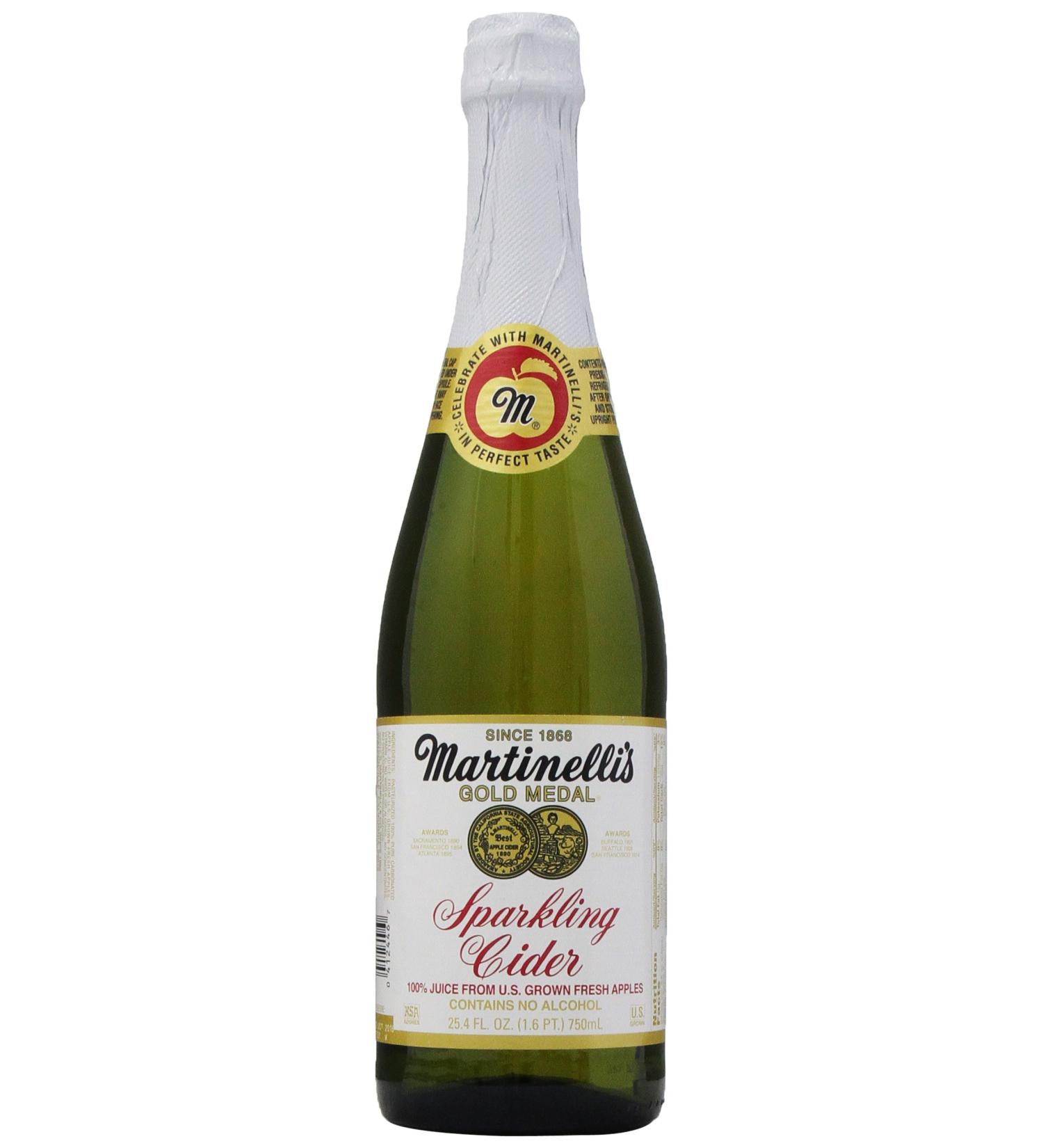 Martinelli's Gold Medal Sparkling Cider 25.4 oz - Premium Apple Cider for Celebrations - Buy Online on GoSupps.com
