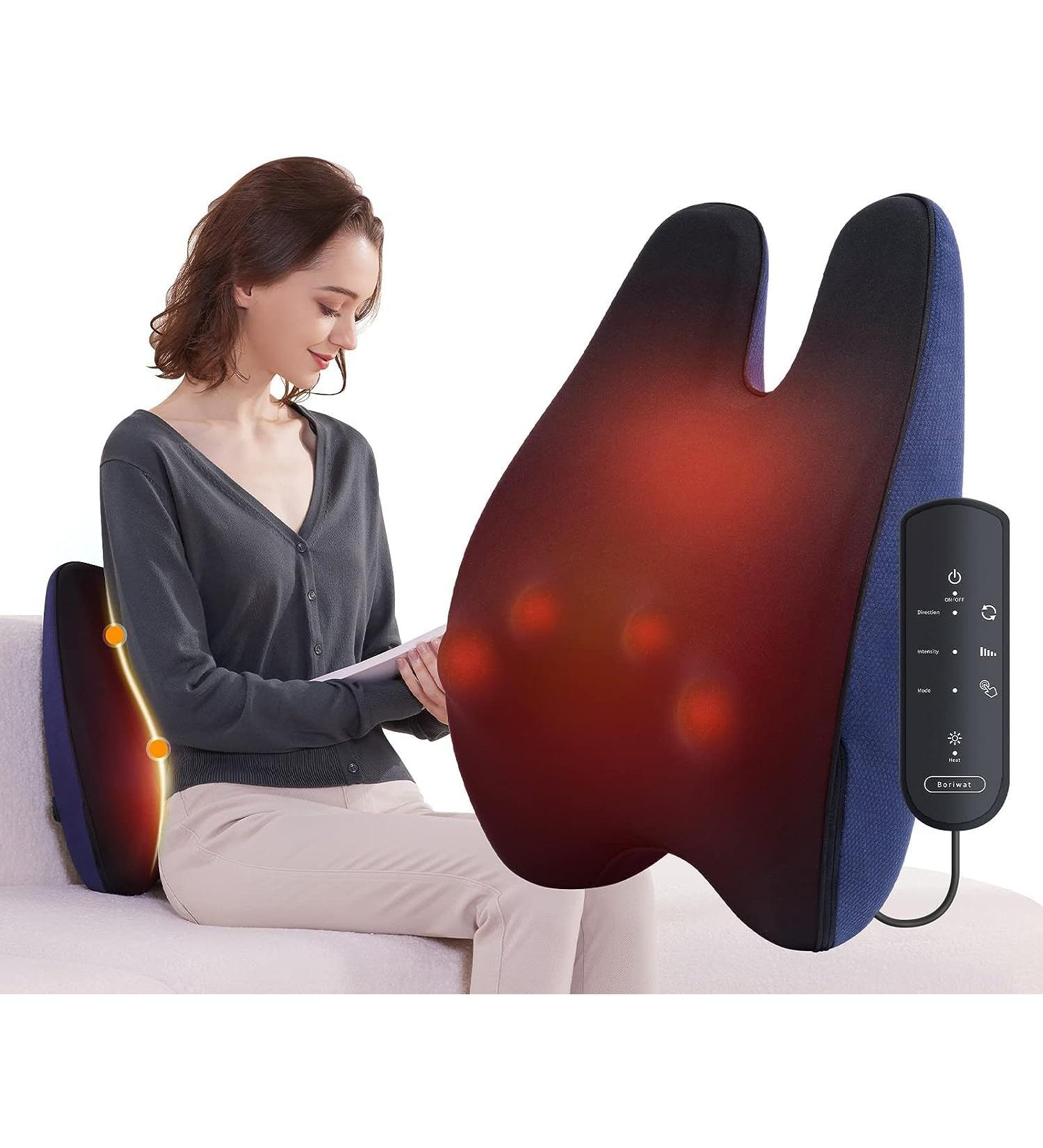 Neck Massage Device with Heat | Shiatsu 3D Back Massager Pillow for Relaxation | Perfect Gifts for Men & Women - Buy Online on GoSupps.com