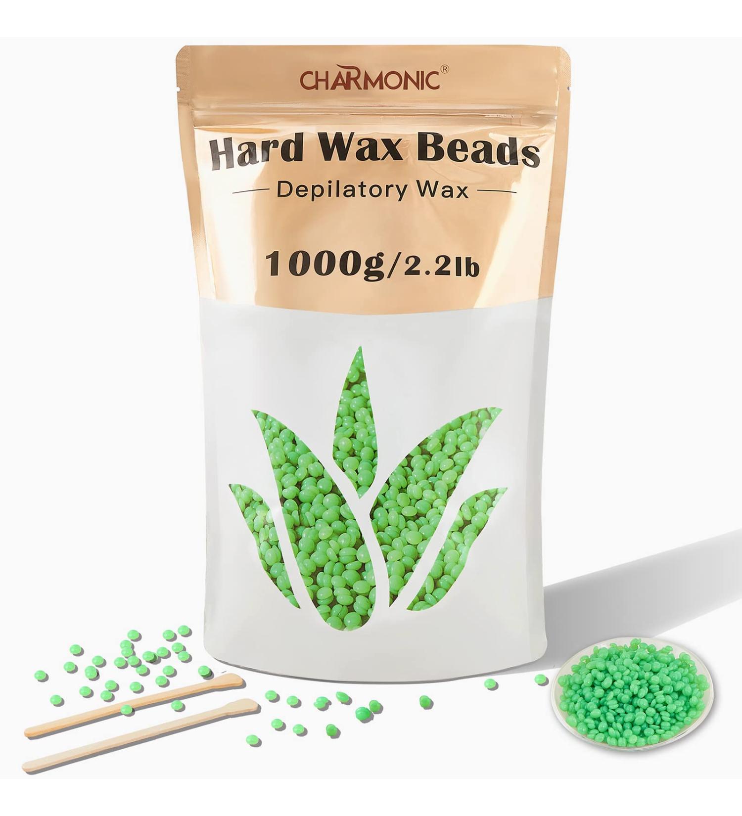 Wax Beads Hard Wax Kit 2.2LB/1000g for Legs, Underarm, Face - Men and Women Hair Removal - Buy Online on GoSupps.com
