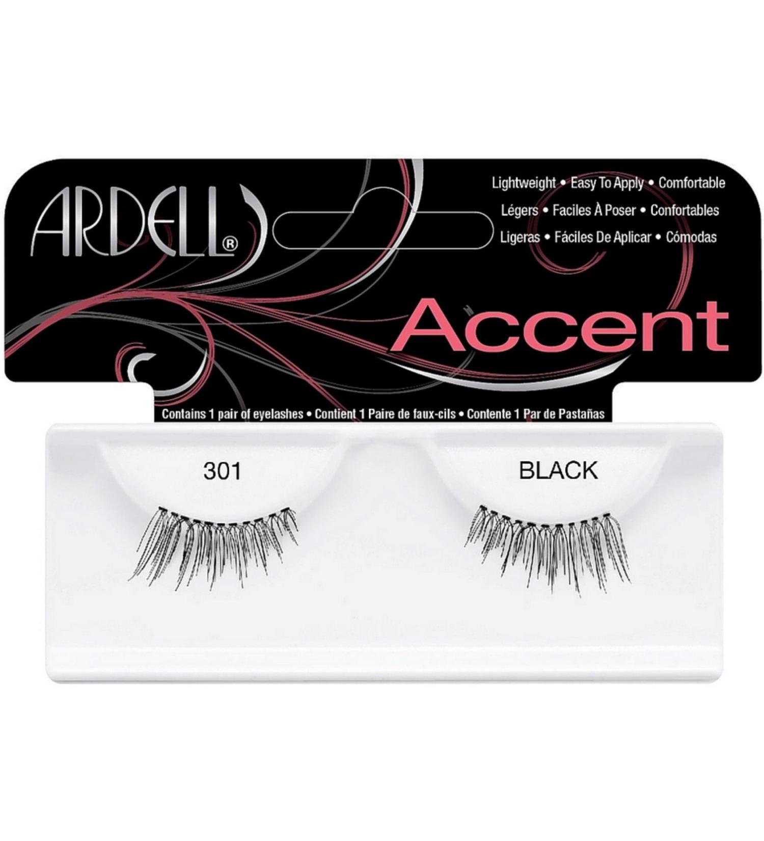 Ardell Accent Lashes Black 301 1 Pair (Pack of 5)