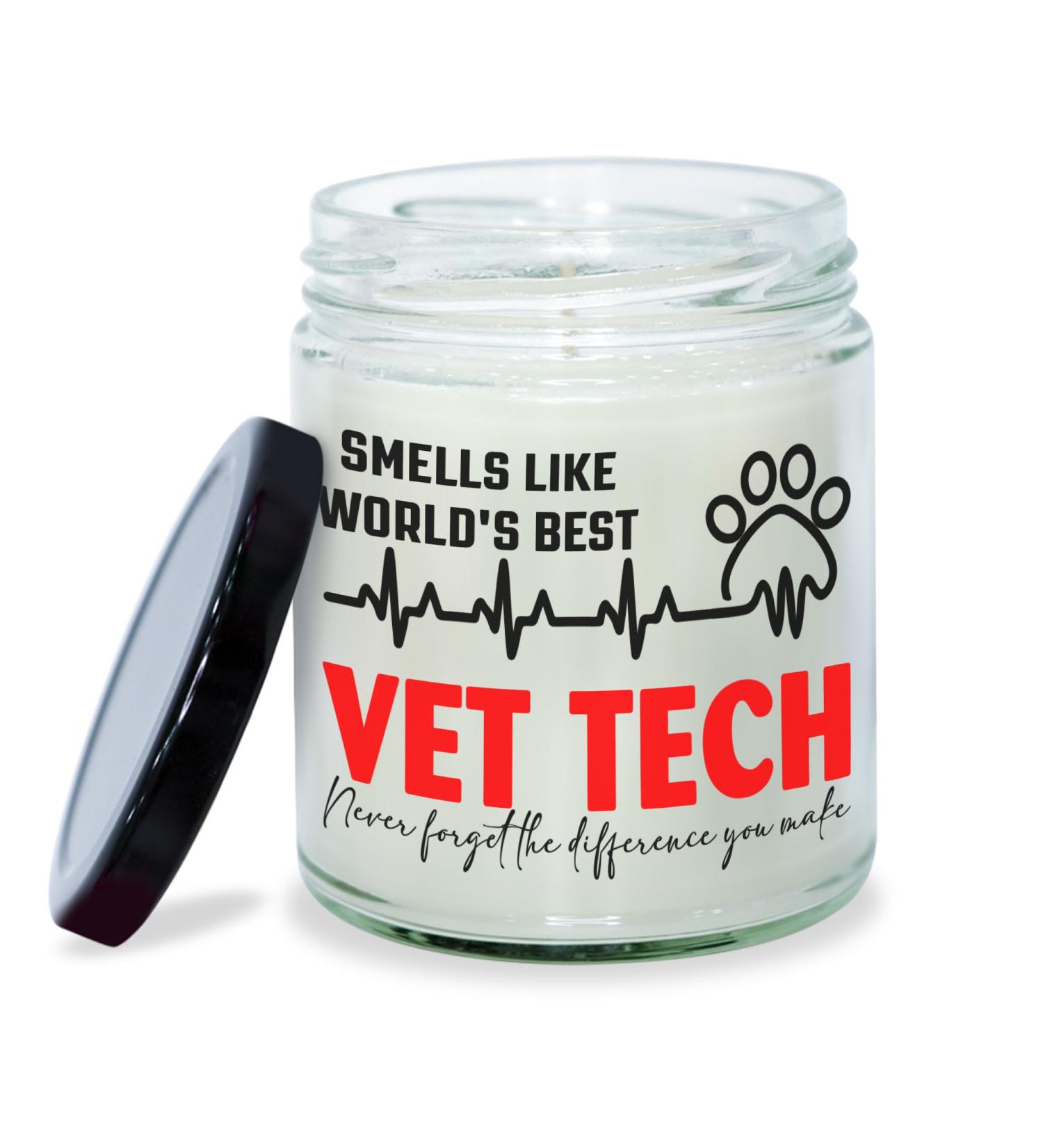 Funny Veterinary Medicine Gifts - 9oz Vanilla Candle | Unique Vet Gifts for Men & Women | Perfect Vet Tech Week Gift for Animal Care Professionals - Buy Online on GoSupps.com