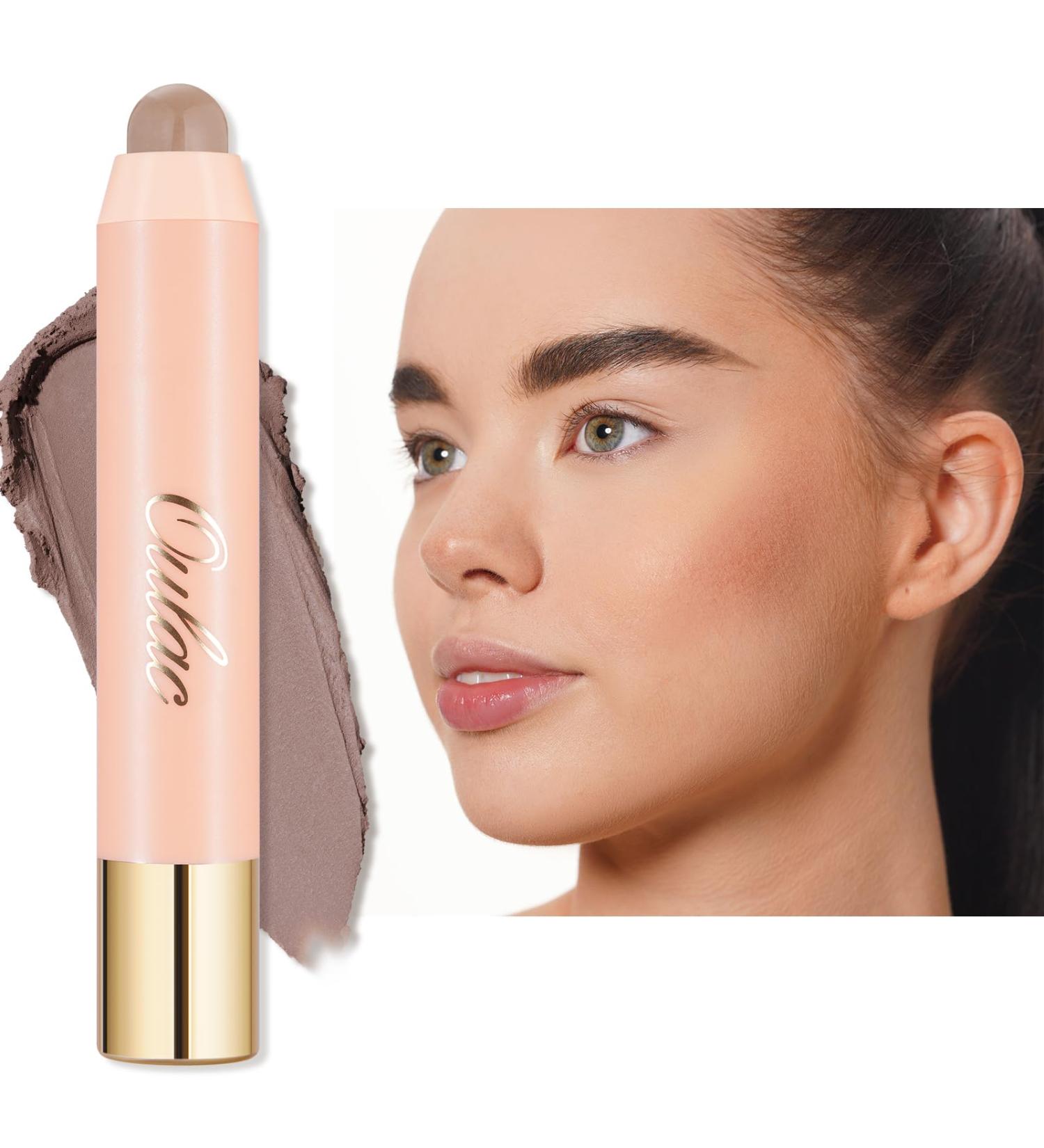 Oulac Contour Stick - Multi-Use Cream Makeup Vegan & Cruelty-Free Matte Finish No Caking C1 Raw Umber - Buy Online on GoSupps.com