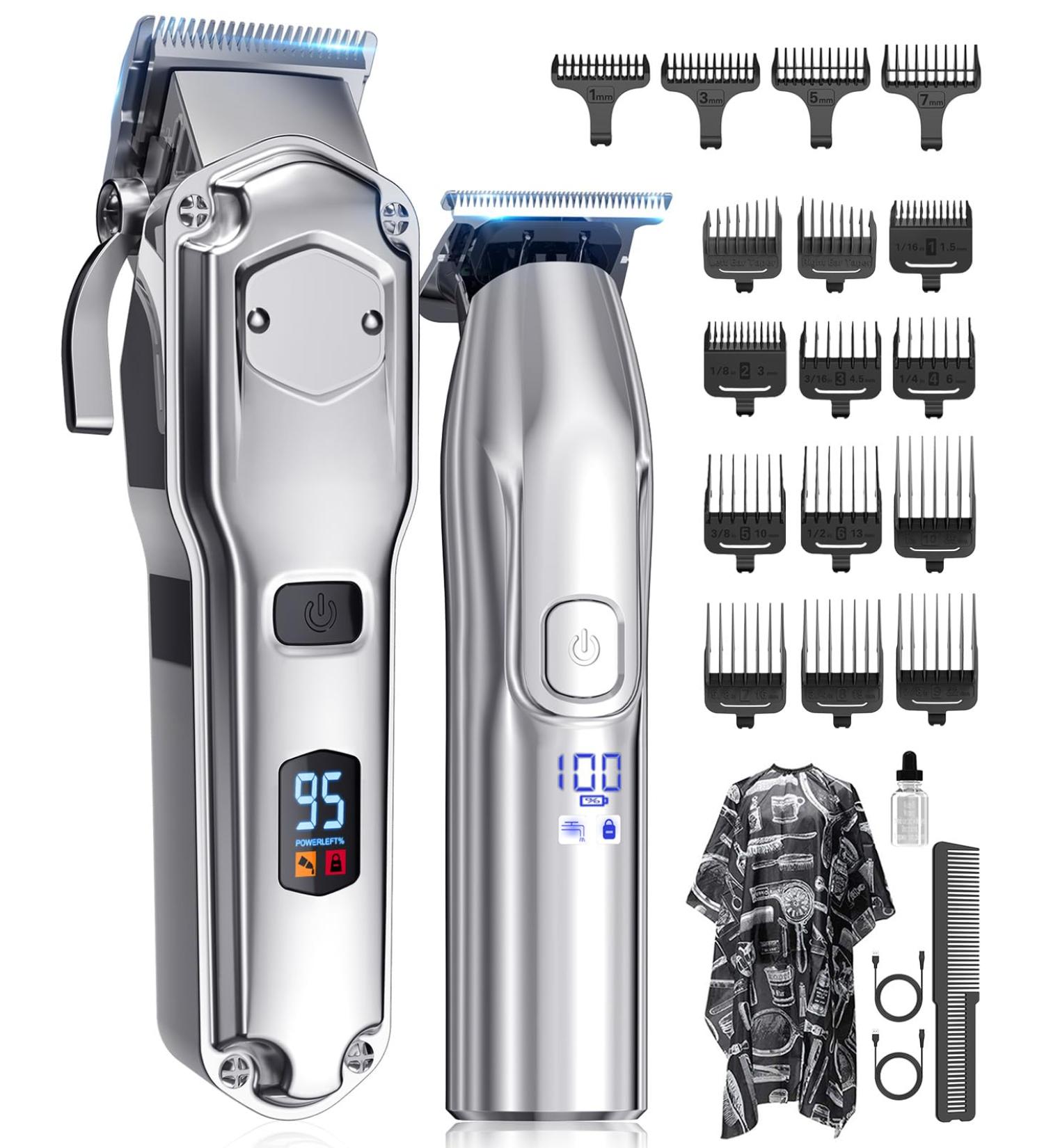 Jack & Rose Cordless Hair Clippers & Trimmers Set | Professional Barber Clippers for Men - Perfect for Home & Salon Use - Buy Online on GoSupps.com
