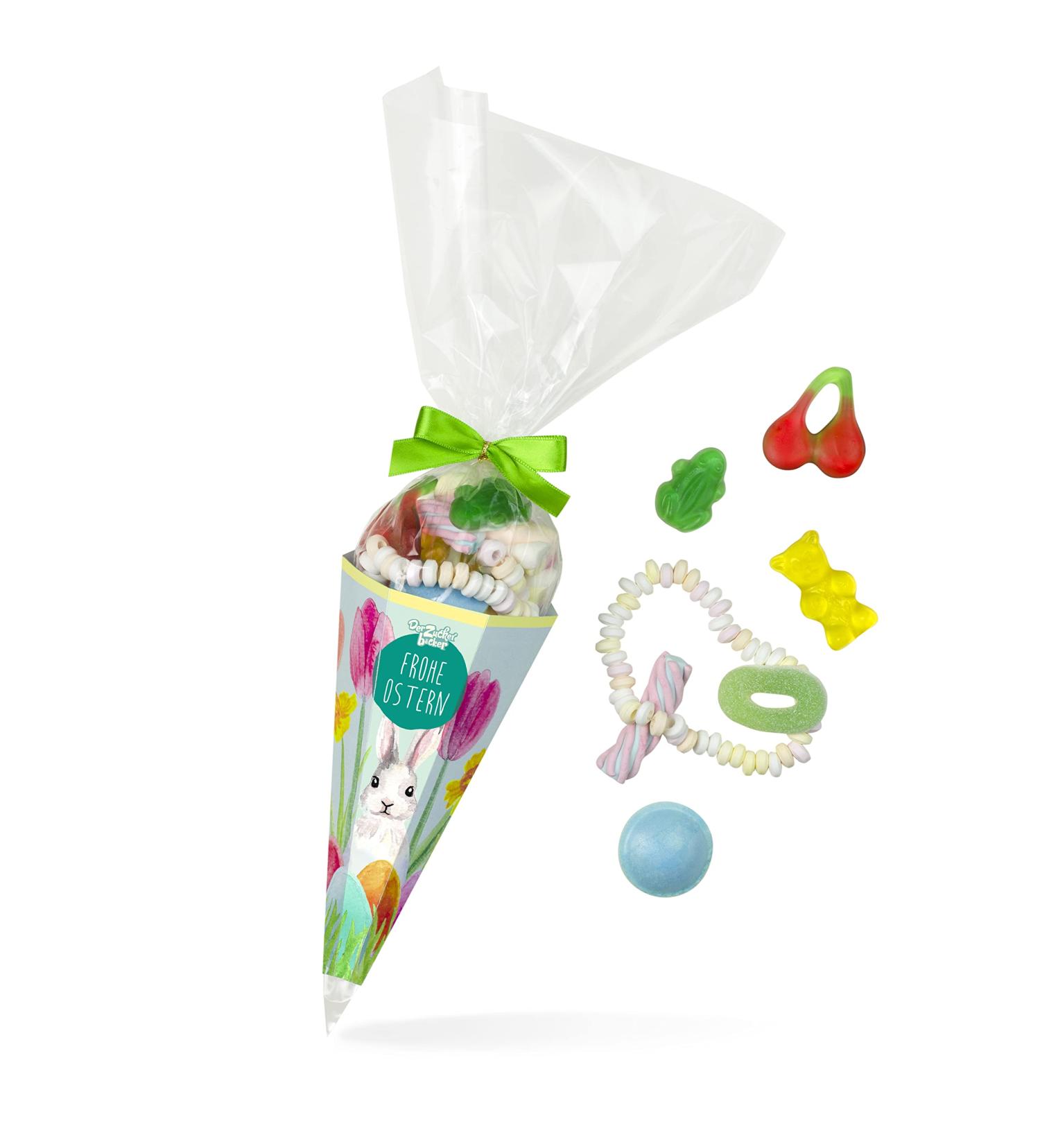 Happy Easter Candy Cone - Colorful Candy Mix | Perfect Easter Gift Idea - Buy Online on GoSupps.com