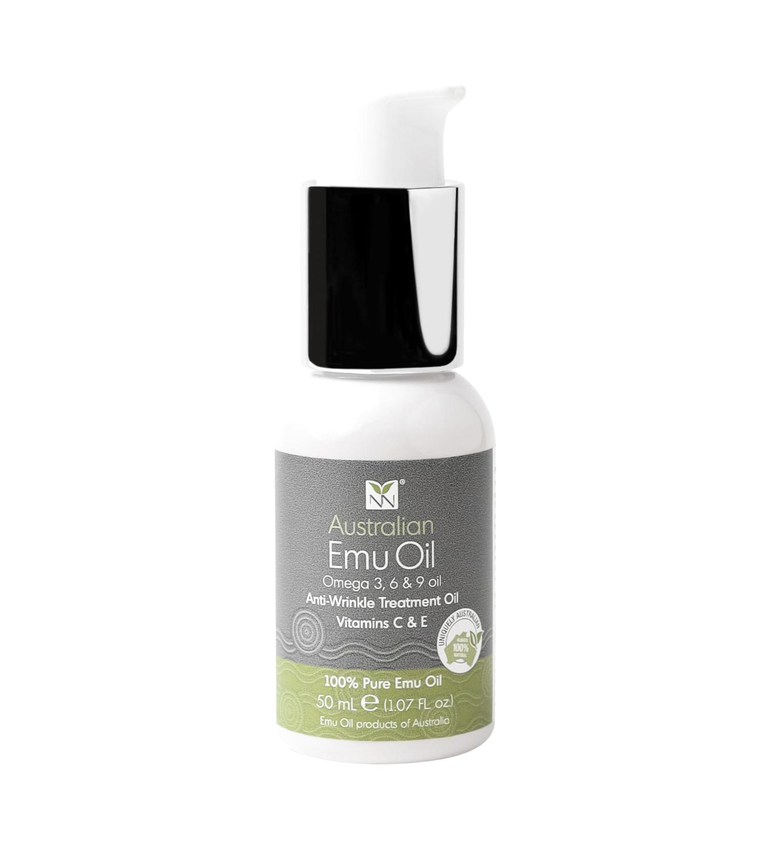 Buy Y-Not Natural Australian Emu Oil with Vitamin E & C - 50mL Skin Brightener Serum for Face & Body | Reduce Aging Spots & Sun Damage | Antioxidant with Omega 3 6 9 & Essential Oils - Buy Online on GoSupps.com