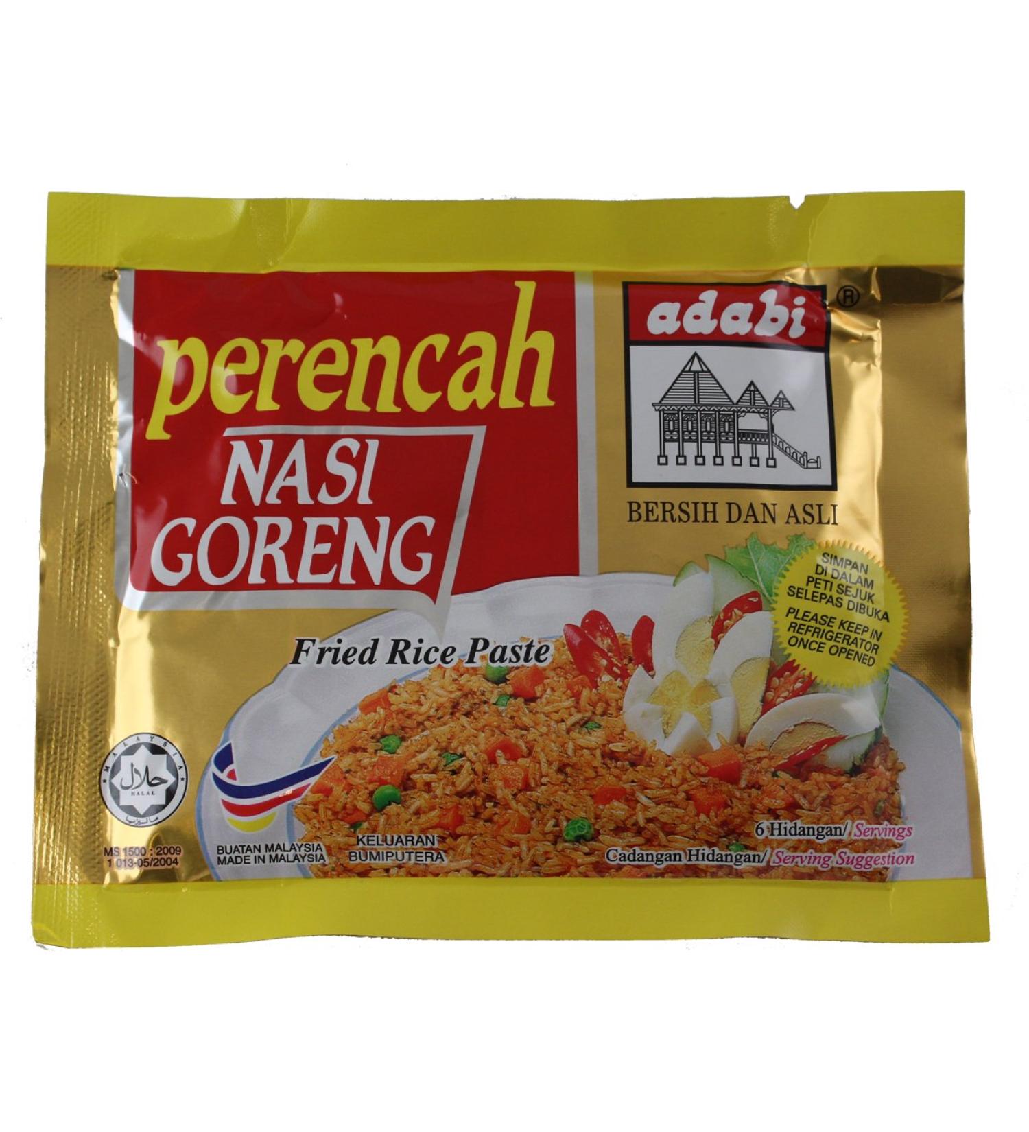 Adabi Nasi Goreng Fried Rice Paste 120g - Buy Online on GoSupps.com