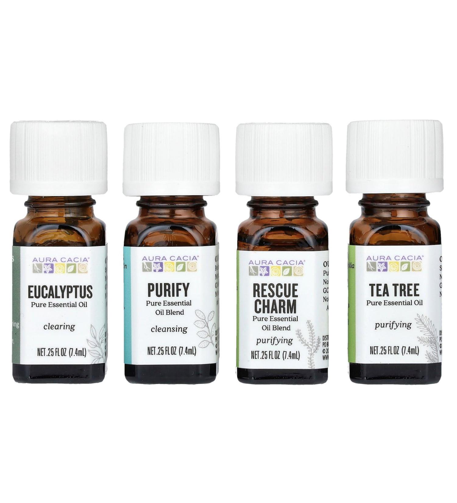 Buy Aura Cacia Purify Essential Oil Kit | Natural Aromatherapy for Wellness Fast International Shipping - Buy Online on GoSupps.com