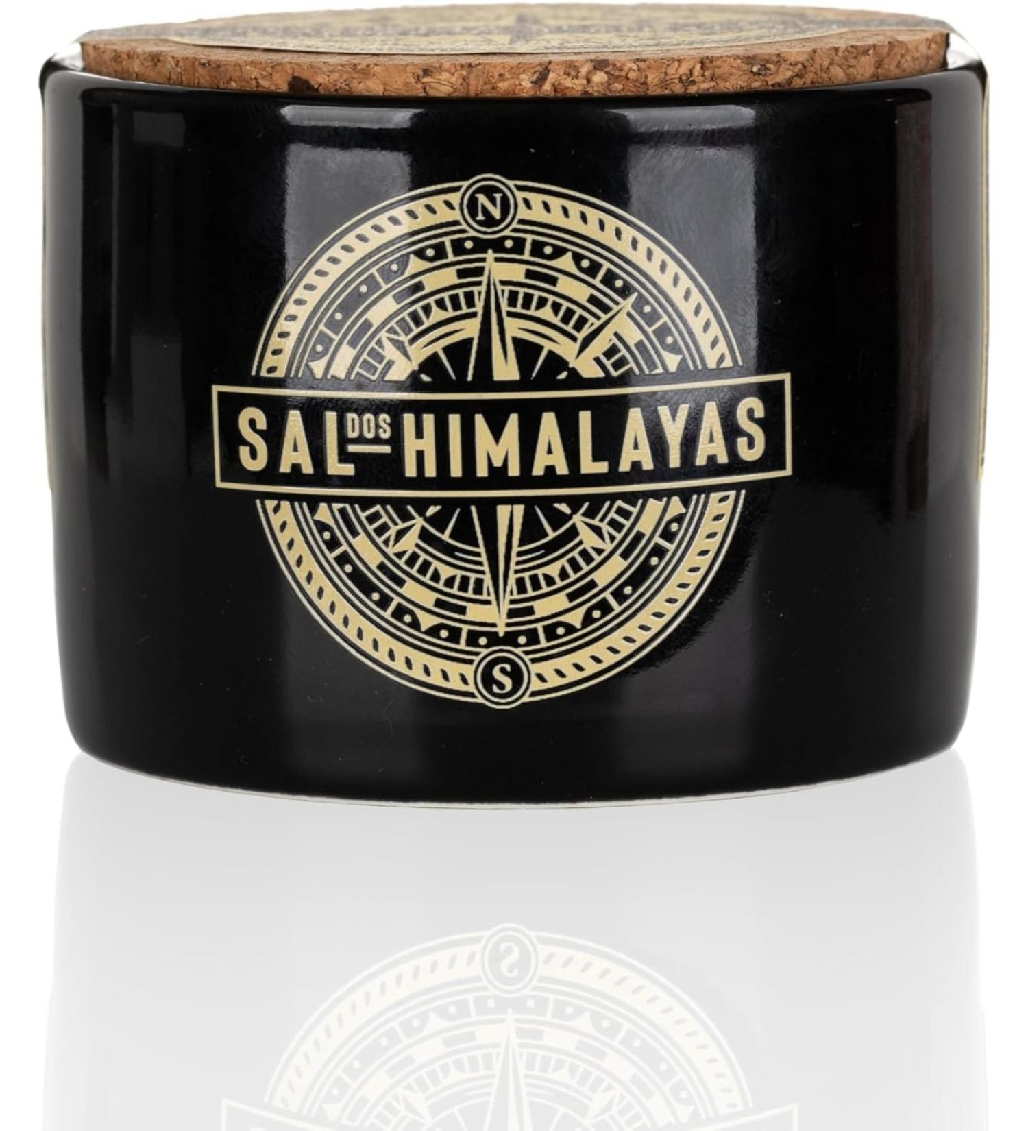  Quinta de Jugais Himalayan Black Salt Salt from Portugal 150g Ceramic Jar 100% Natural Gourmet Product - Buy Online on GoSupps.com