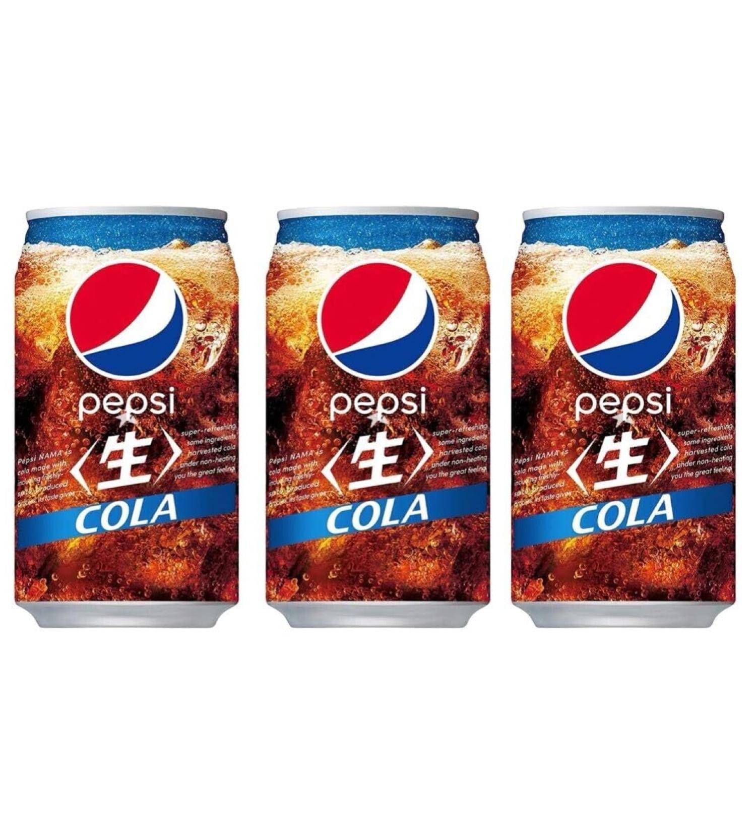PEPSI JAPAN Nama Refreshing Cola Drink 340ml (Pack of 3) - Buy Online on GoSupps.com