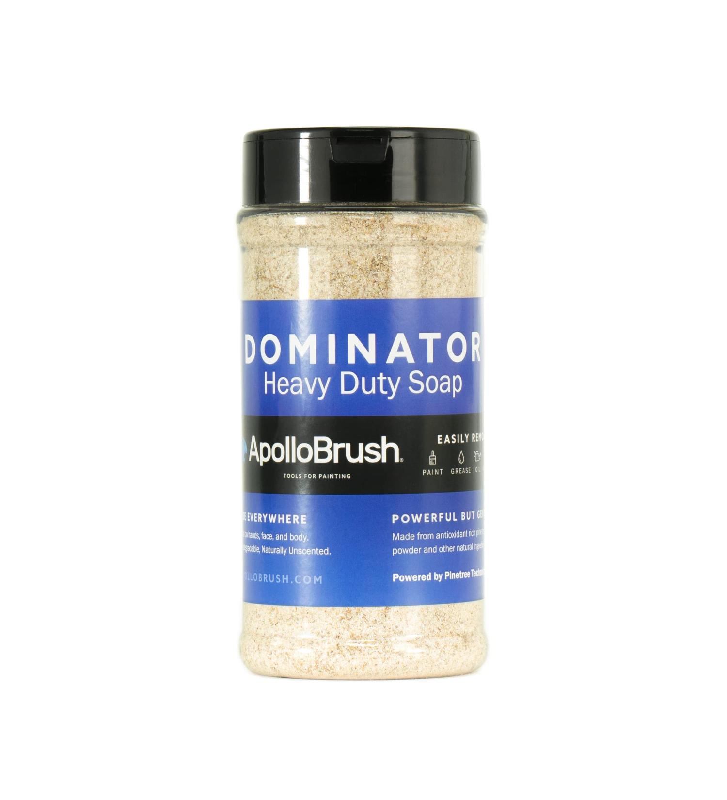 Apollo Brush Dominator Heavy Duty Powder Soap - 10 oz | Durable Cleaning Solution for International Shipping - Buy Online on GoSupps.com