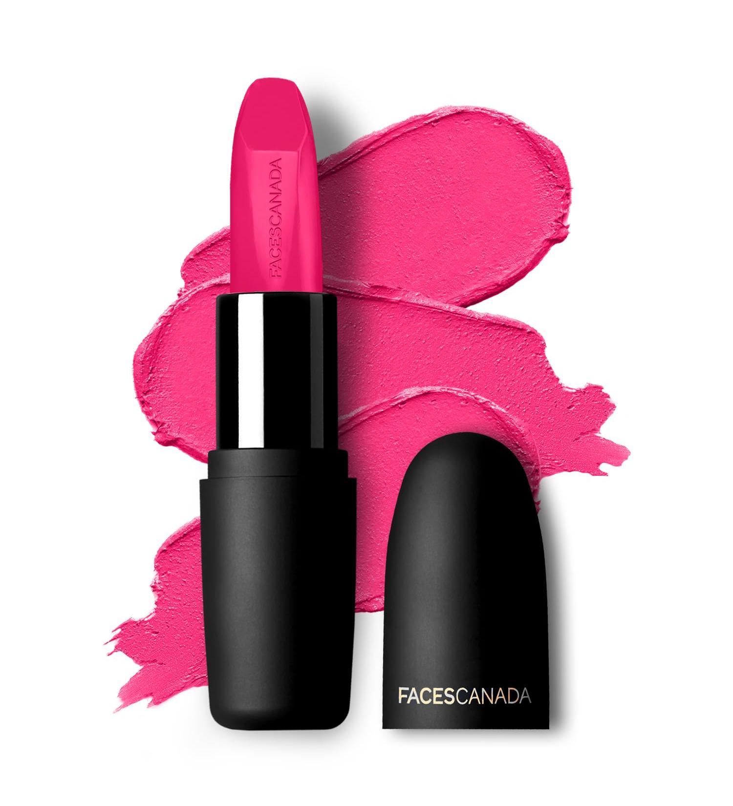 Weightless Matte Lipstick - Fuschia Wave 02 | Highly Pigmented Pink Lip Color | Smooth Glide | Moisturizing & Hydrating Formula with Vitamin E & Oils | 4.5g - Buy Online on GoSupps.com