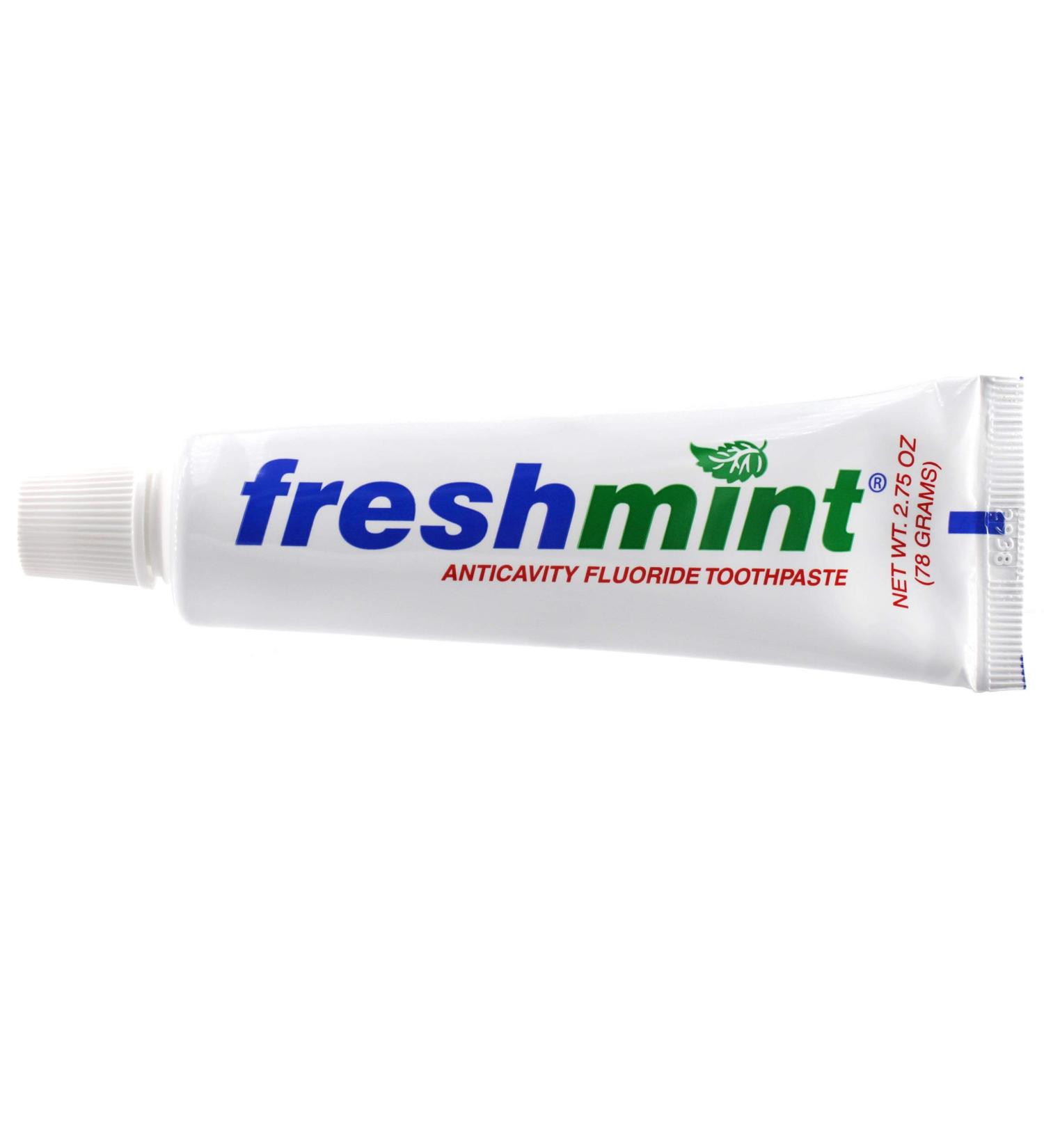 144 Tubes Freshmint Anticavity Fluoride Toothpaste 2.75 oz - Bulk Savings No Boxes - Buy Online on GoSupps.com