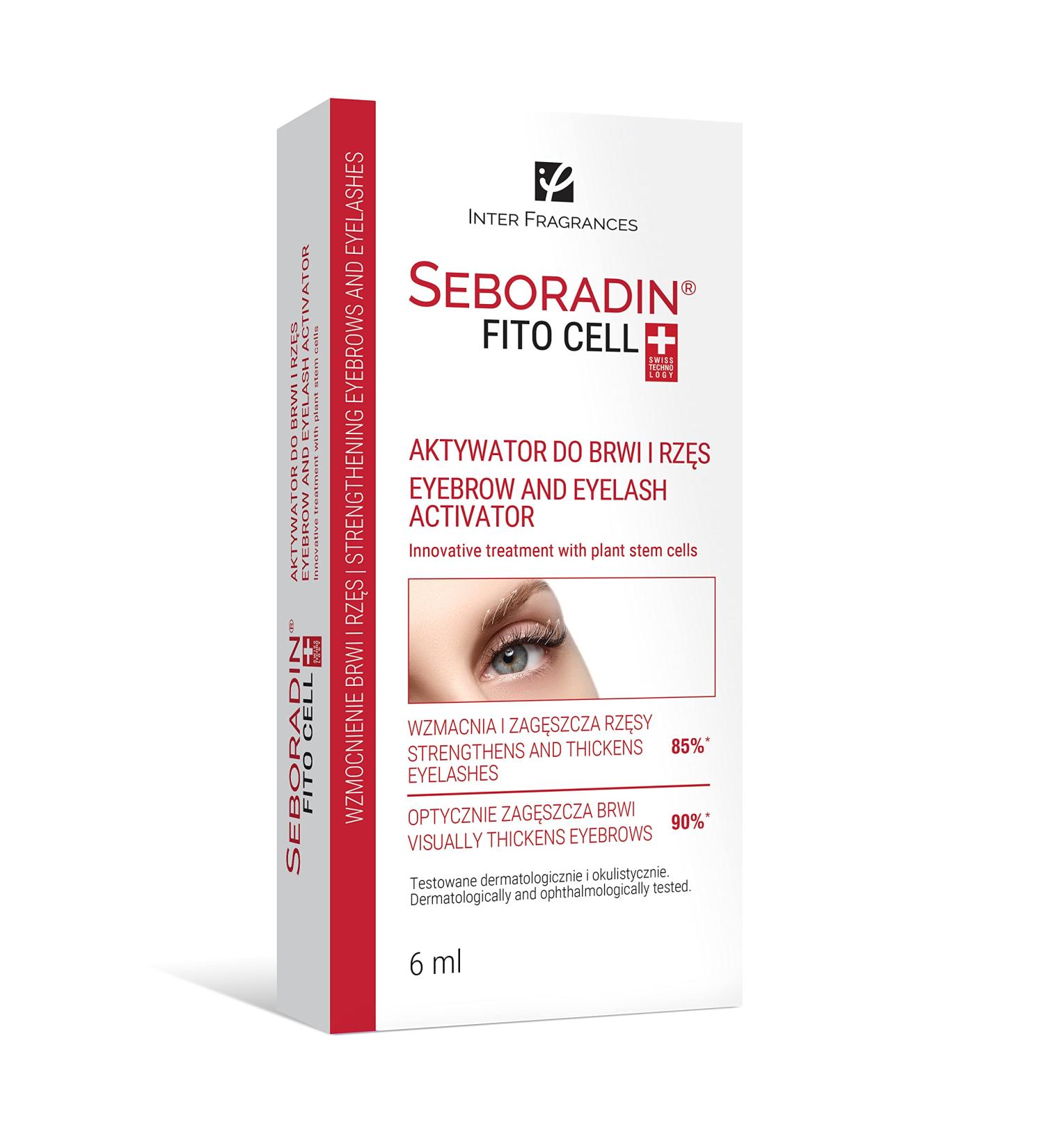 Seboradin Eyelash and Eyebrow Growth Activator 6 ml | Eyelash and Eyebrow Serum Lengthen and Strengthen | Eyelash Growth Serum | Eyelash Eyebrows Conditioner | Natural Ingredients Serum - Buy Online on GoSupps.com