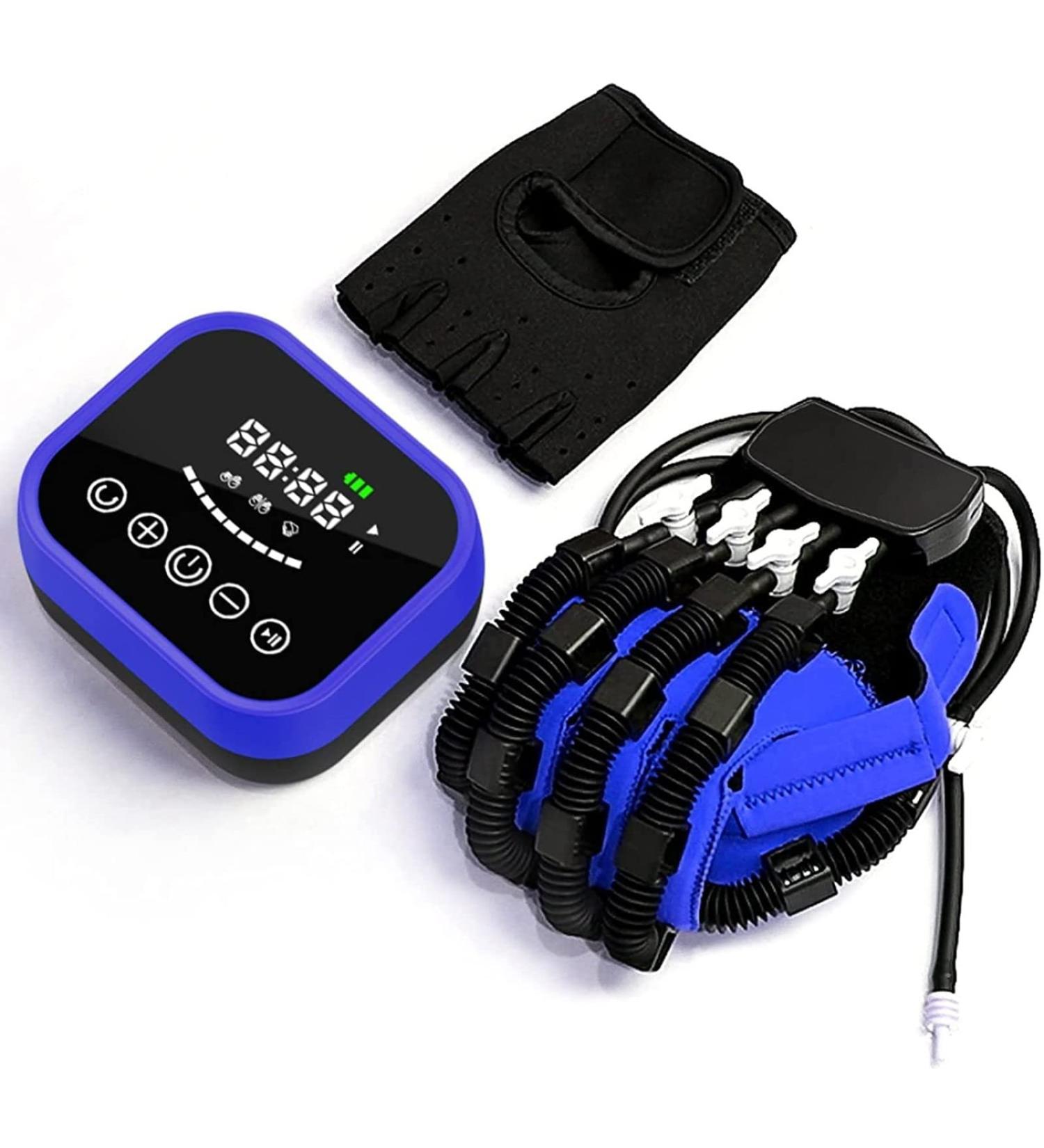 Rehabilitation Gloves Finger Orthoses Protector Exoskeleton Manual Training for Stroke Hemiplegia Hand Function Recovery Relief Finger Cramps Left Medium - Buy Online on GoSupps.com