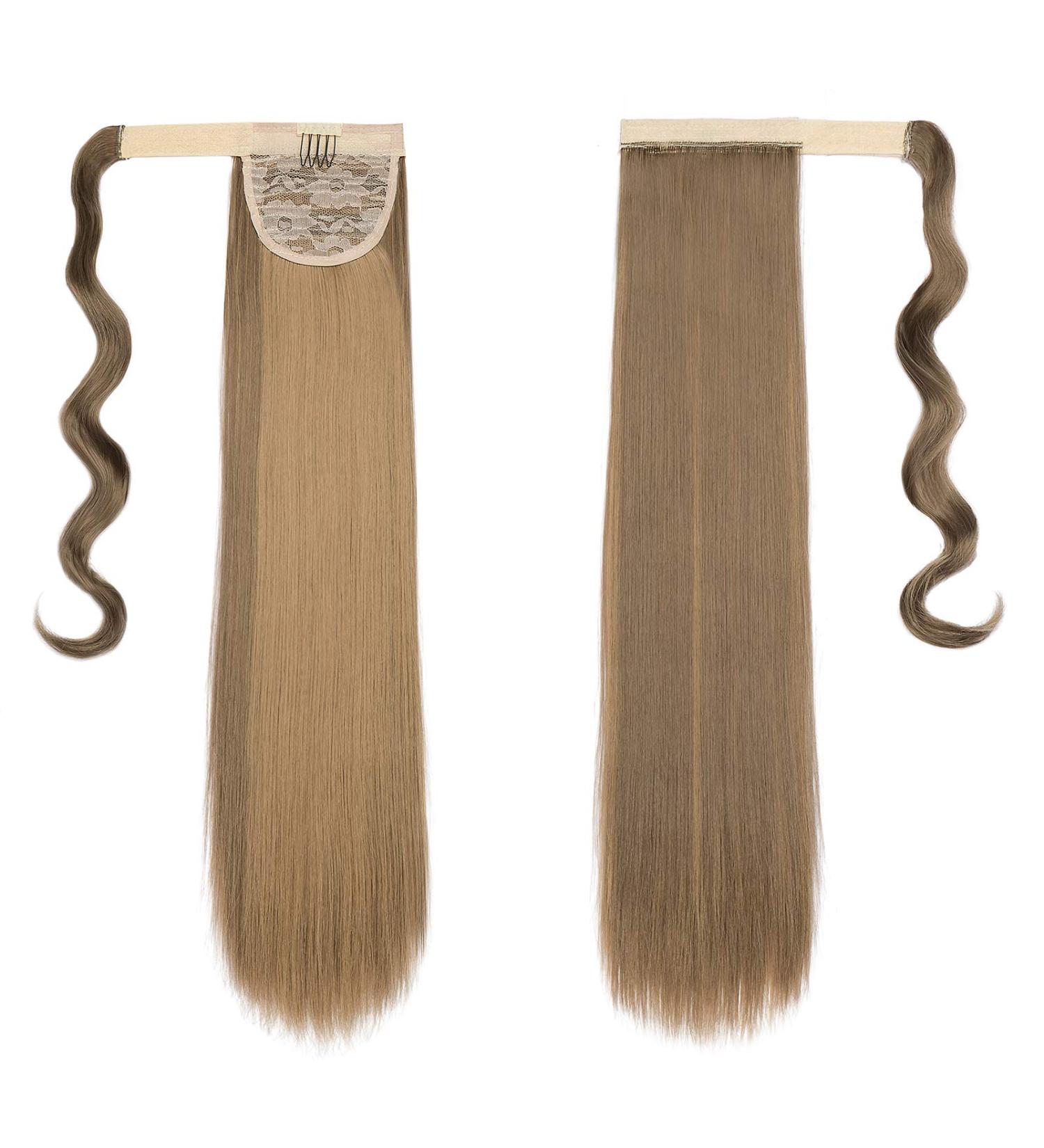 Buy Cybelleza Clip-In Ponytail Extensions - Heat Resistant Ash Blonde & Dirty Blonde - Realistic Long Hair Braid at Affordable Prices - Buy Online on GoSupps.com