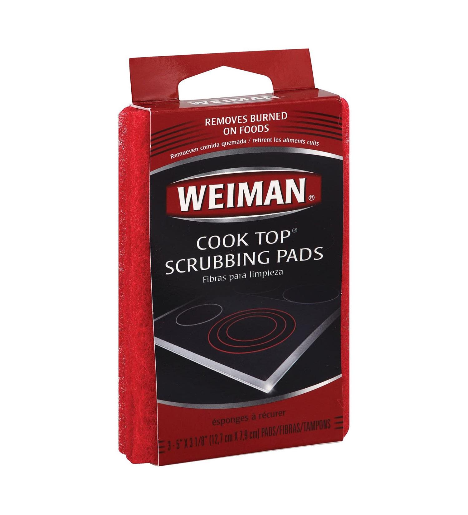 Weiman, Cook Top Scrub Pad, 3 PC (Pack of 6)