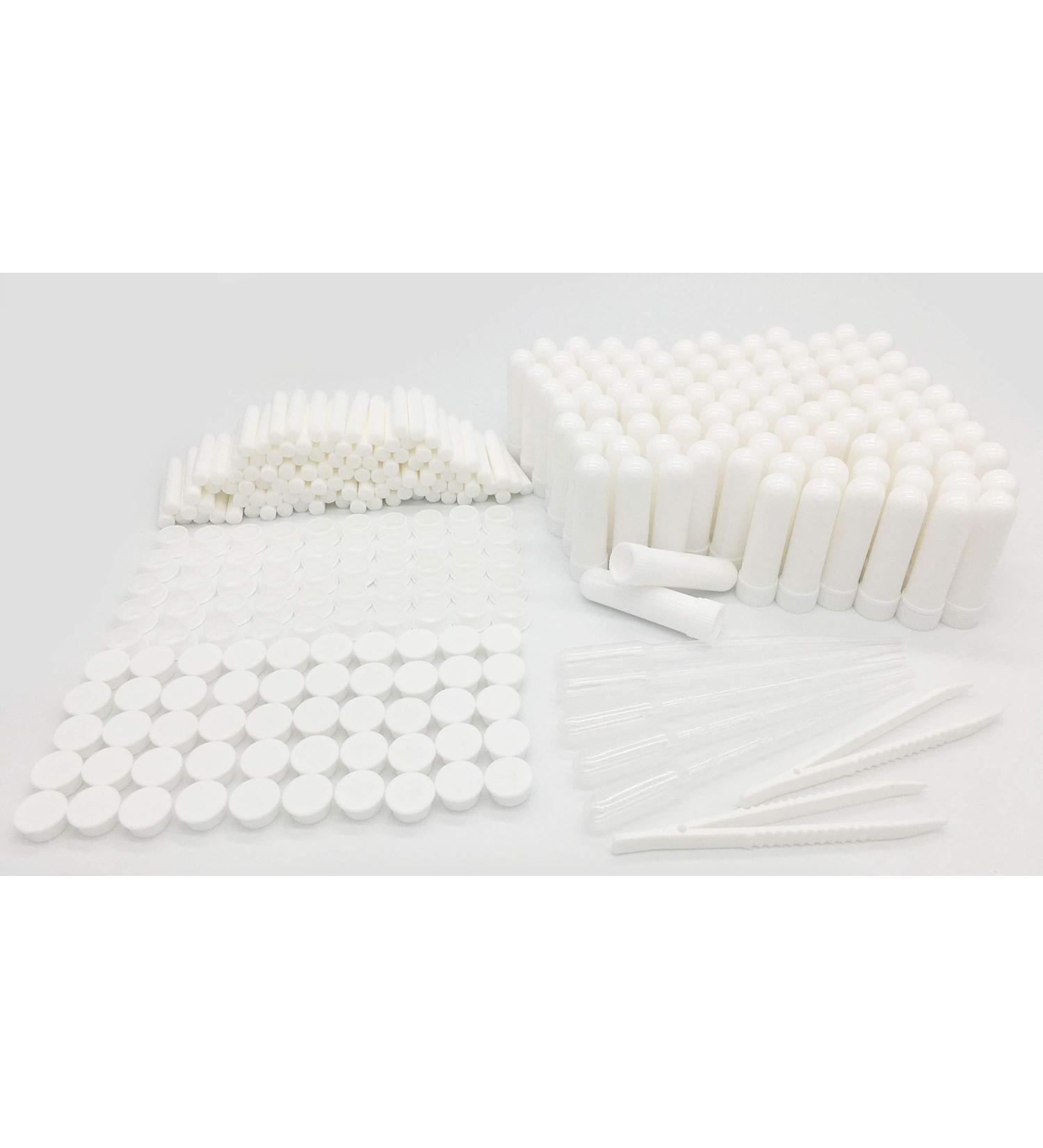 Buy Essential Oil Aromatherapy Nasal Inhaler Tubes - 100 Inhalers 110 Wicks & Accessories for Optimal Wellness | Ship Worldwide - Buy Online on GoSupps.com