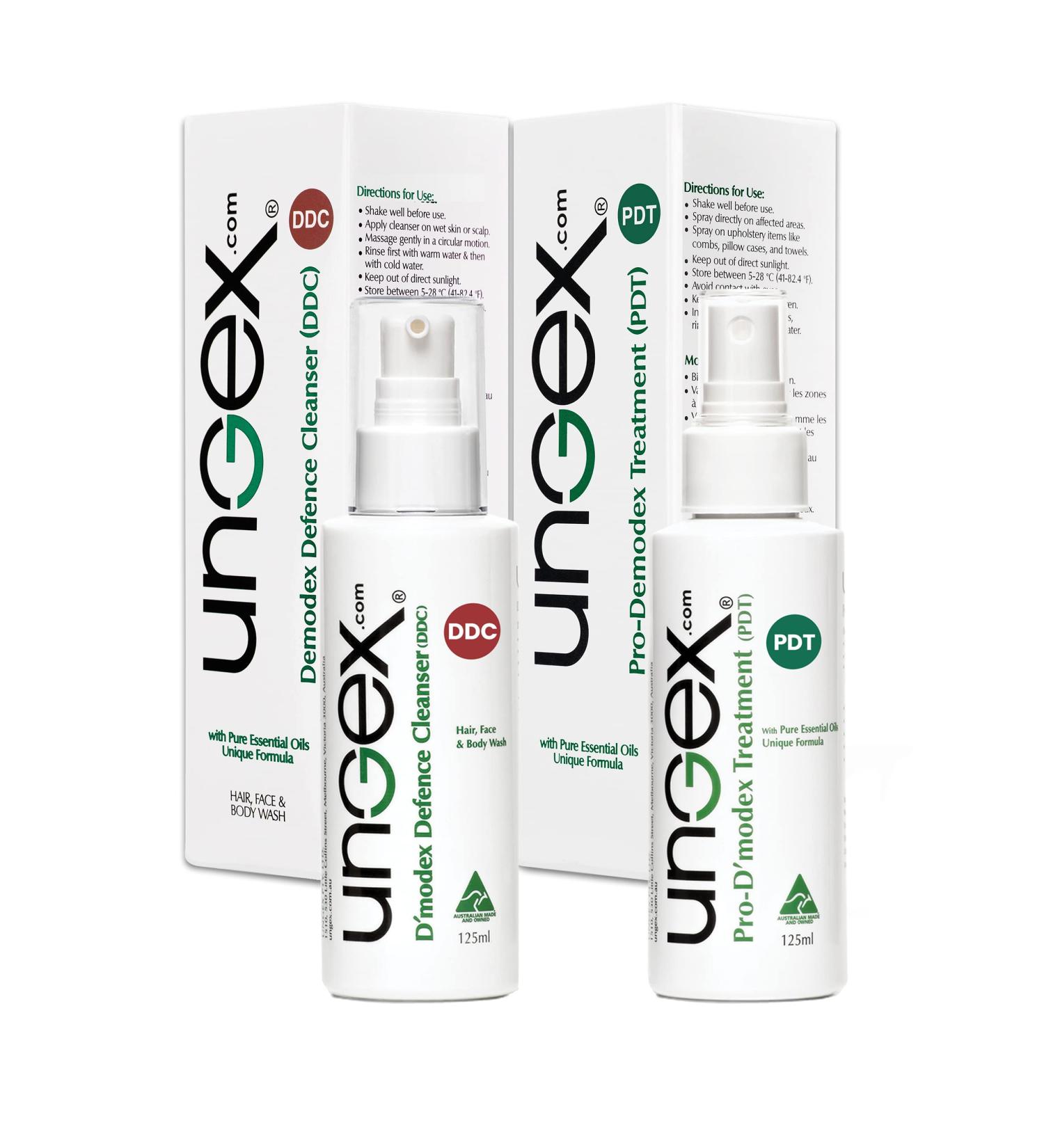Ungex Basic Kit-i | Effective Demodex Solution for Acne Rosacea Itchiness & Redness - Shop Internationally - Buy Online on GoSupps.com
