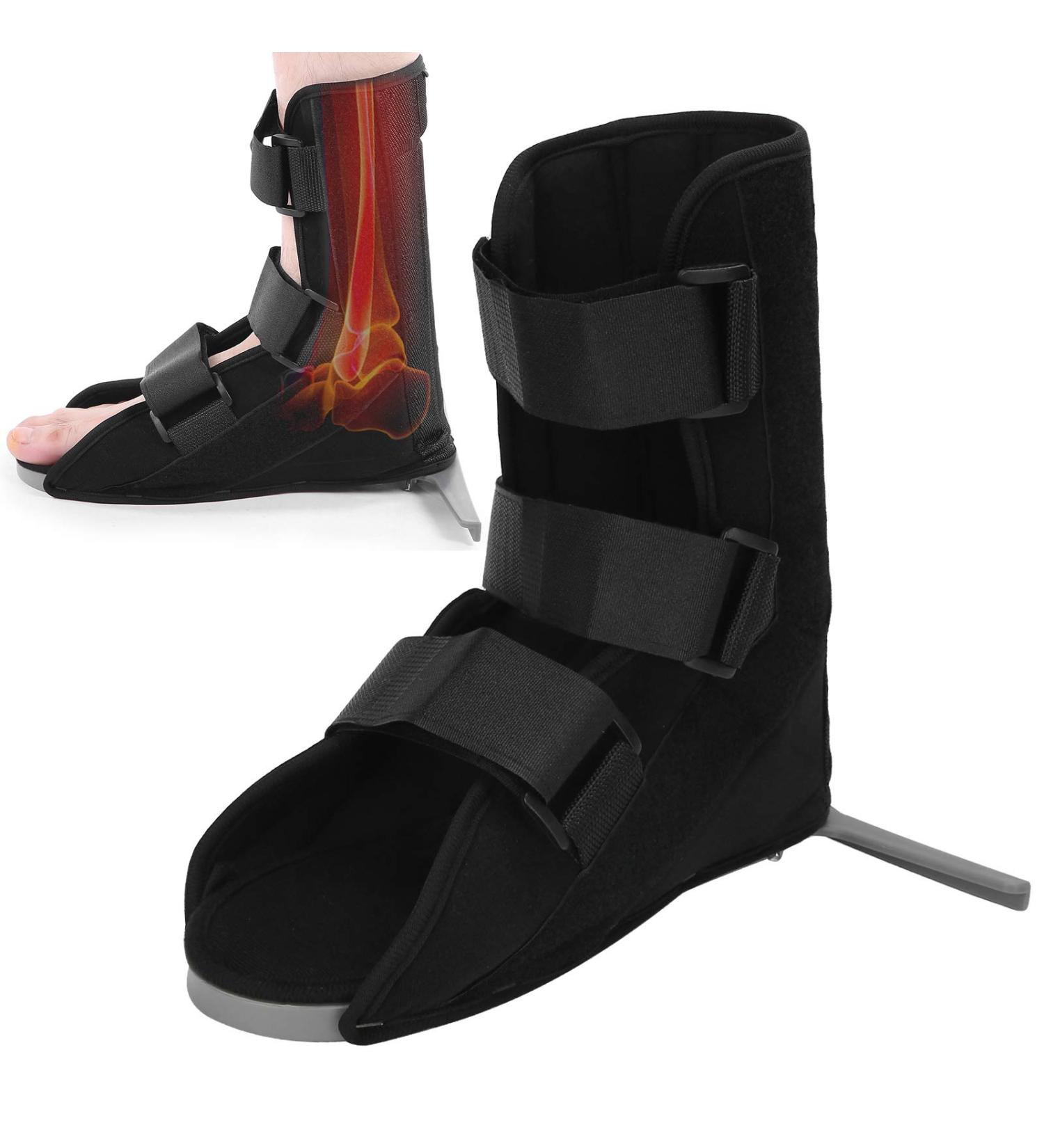 Adjustable Drop Foot Brace | Breathable Ankle Support Splint for Fractures | Fixation Bandage for Adults (L) - Buy Online on GoSupps.com
