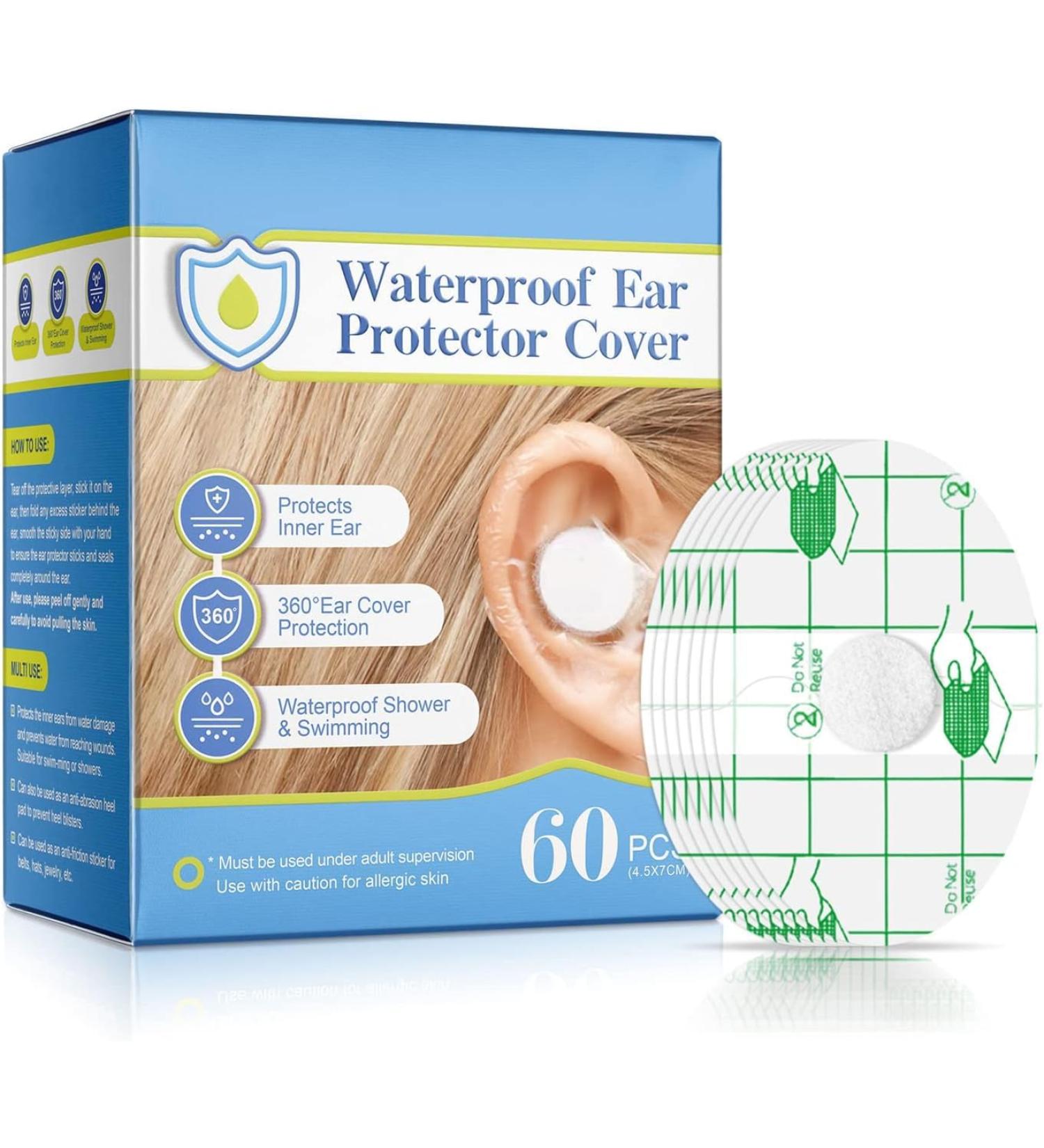 60 Waterproof Baby Ear Stickers - Early Protection for Swimming & Water Sports | Breathable & Easy to Carry - Buy Online on GoSupps.com