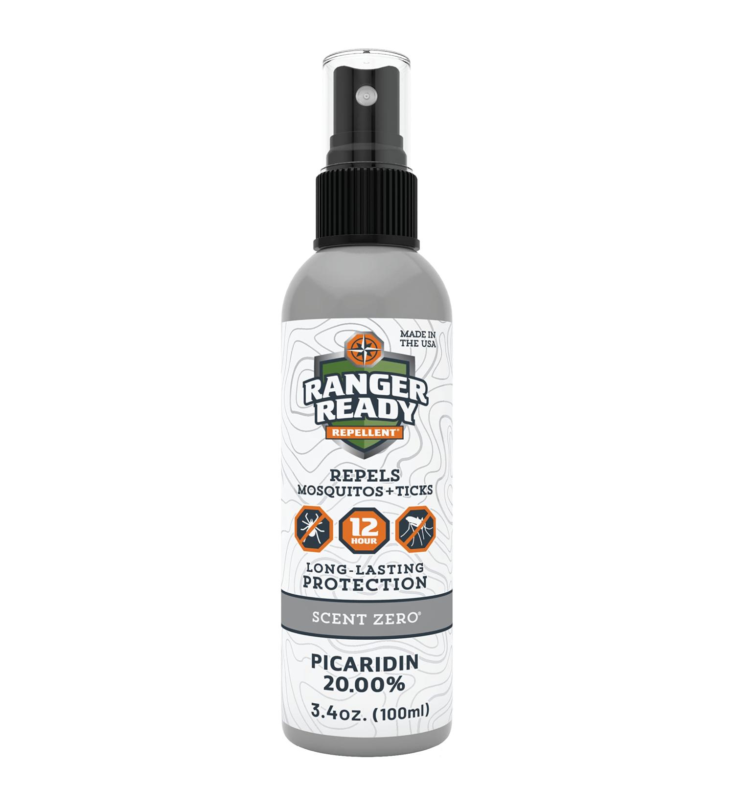 Ranger Ready Picaridin 20% Tick & Insect Repellent 3.4 oz - Deet-Free Bug Spray - Travel Size - Pack of 1 - Buy Online on GoSupps.com