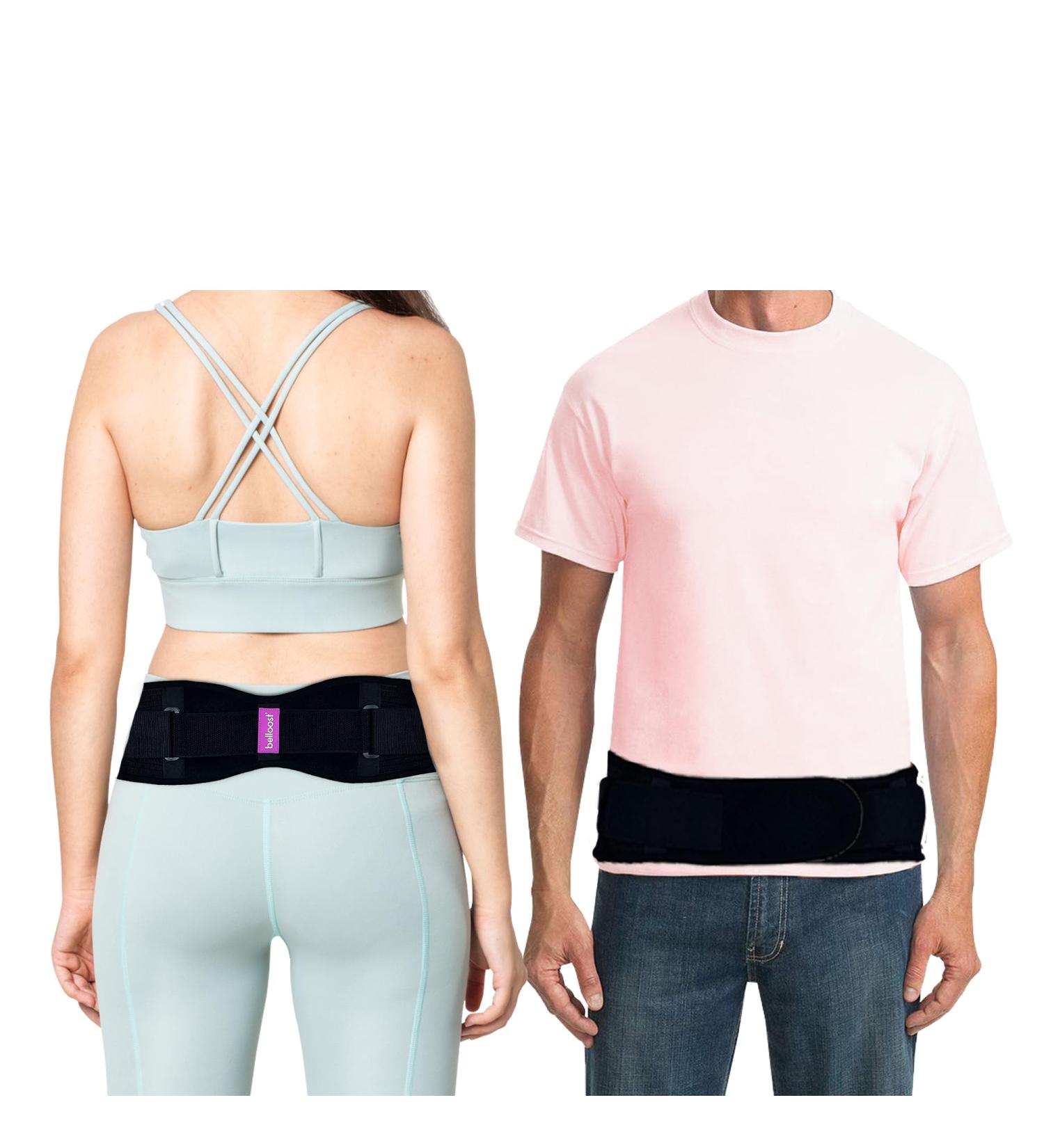 Belloost Sacroiliac Support Belt | Lower Back & Pelvic Support for Men & Women | Anti-Slip, Adjustable & Widely Used for Sciatica Pain & Maternity Period - Buy Online on GoSupps.com