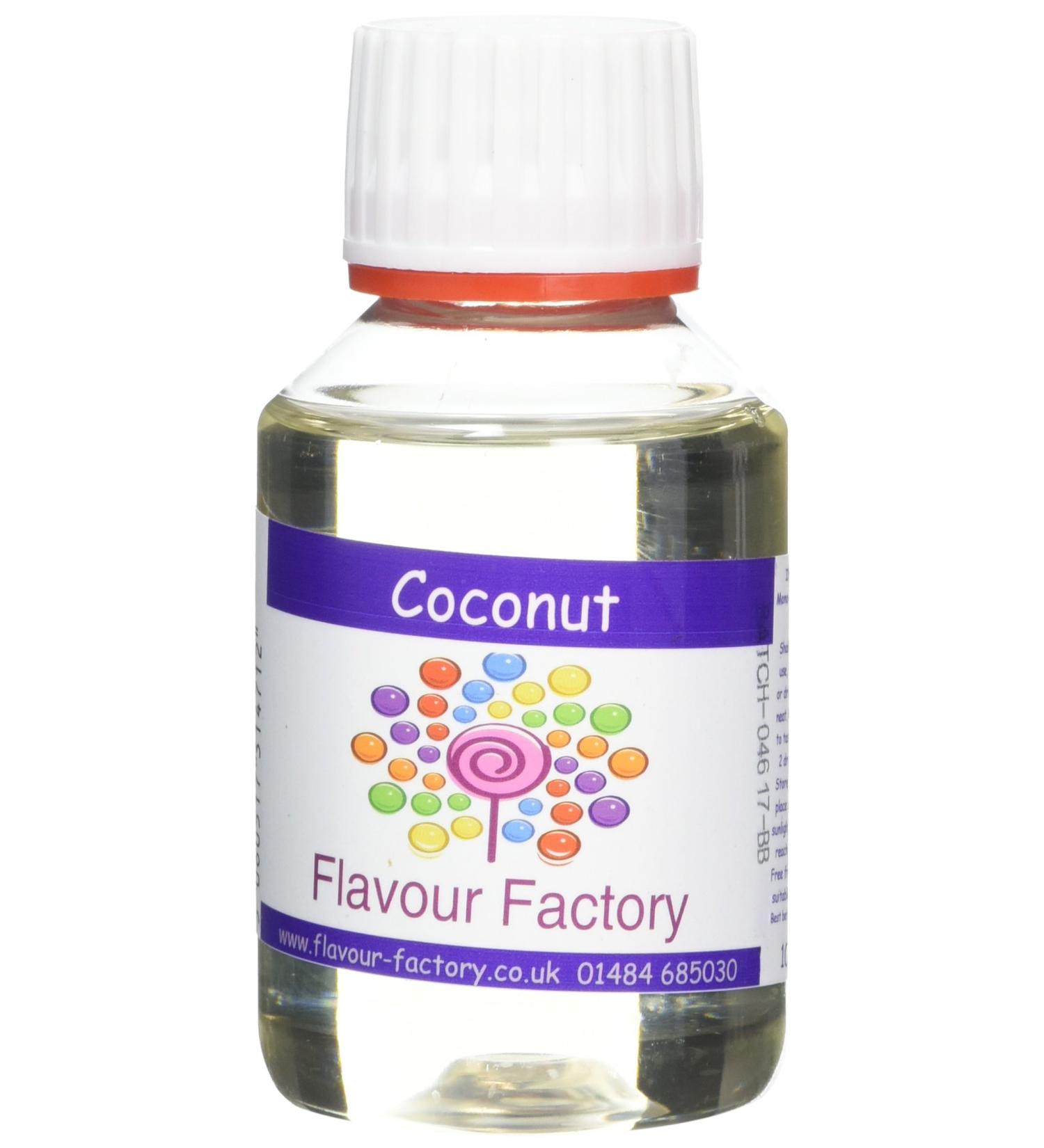 Flavour Factory Coconut Intense Food Flavouring 100 ml - Buy Online on GoSupps.com