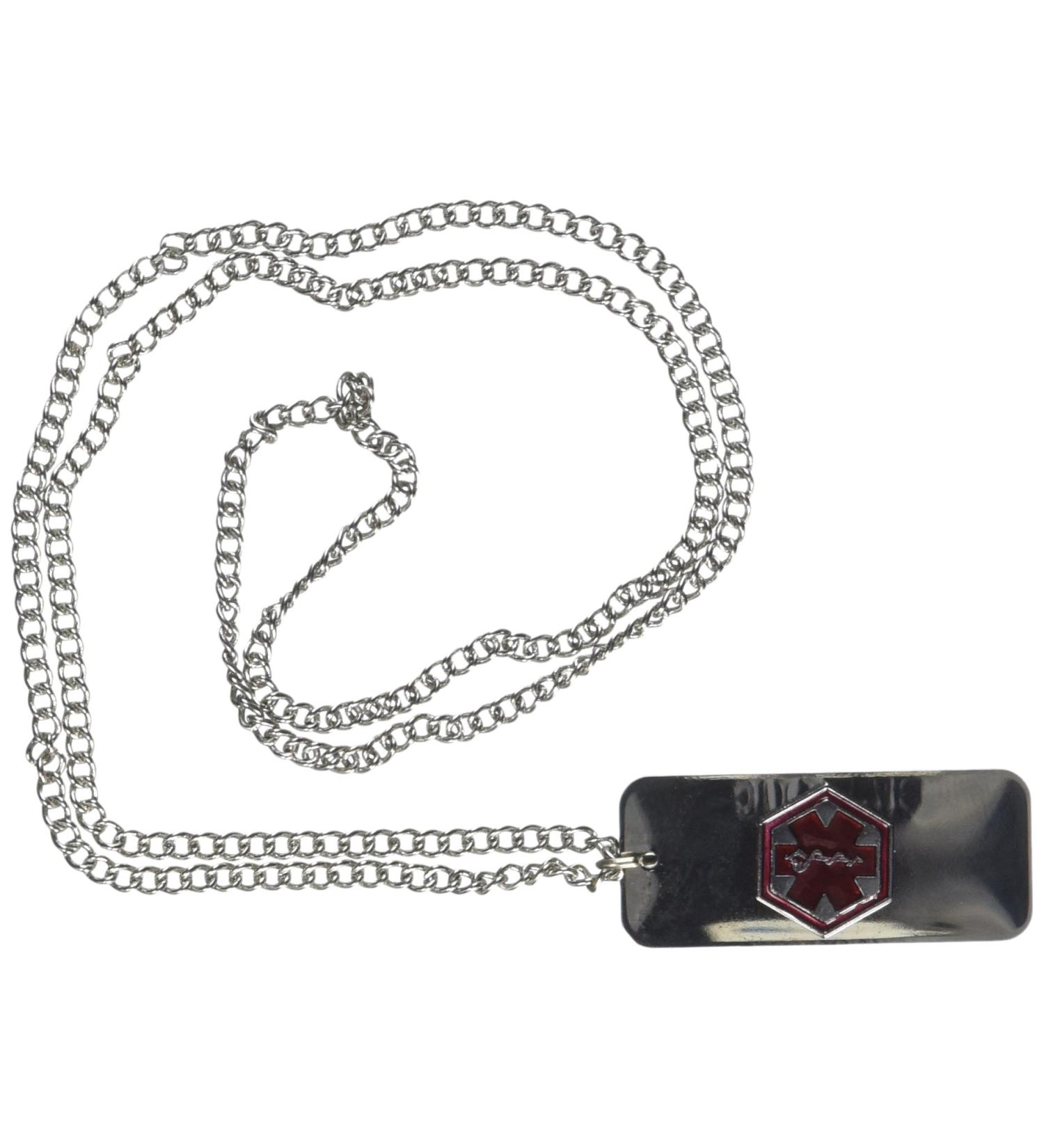 Apex I Am Diabetic Necklace - Stylish Medical Alert Jewelry for Diabetics - International Shipping Available - Buy Online on GoSupps.com
