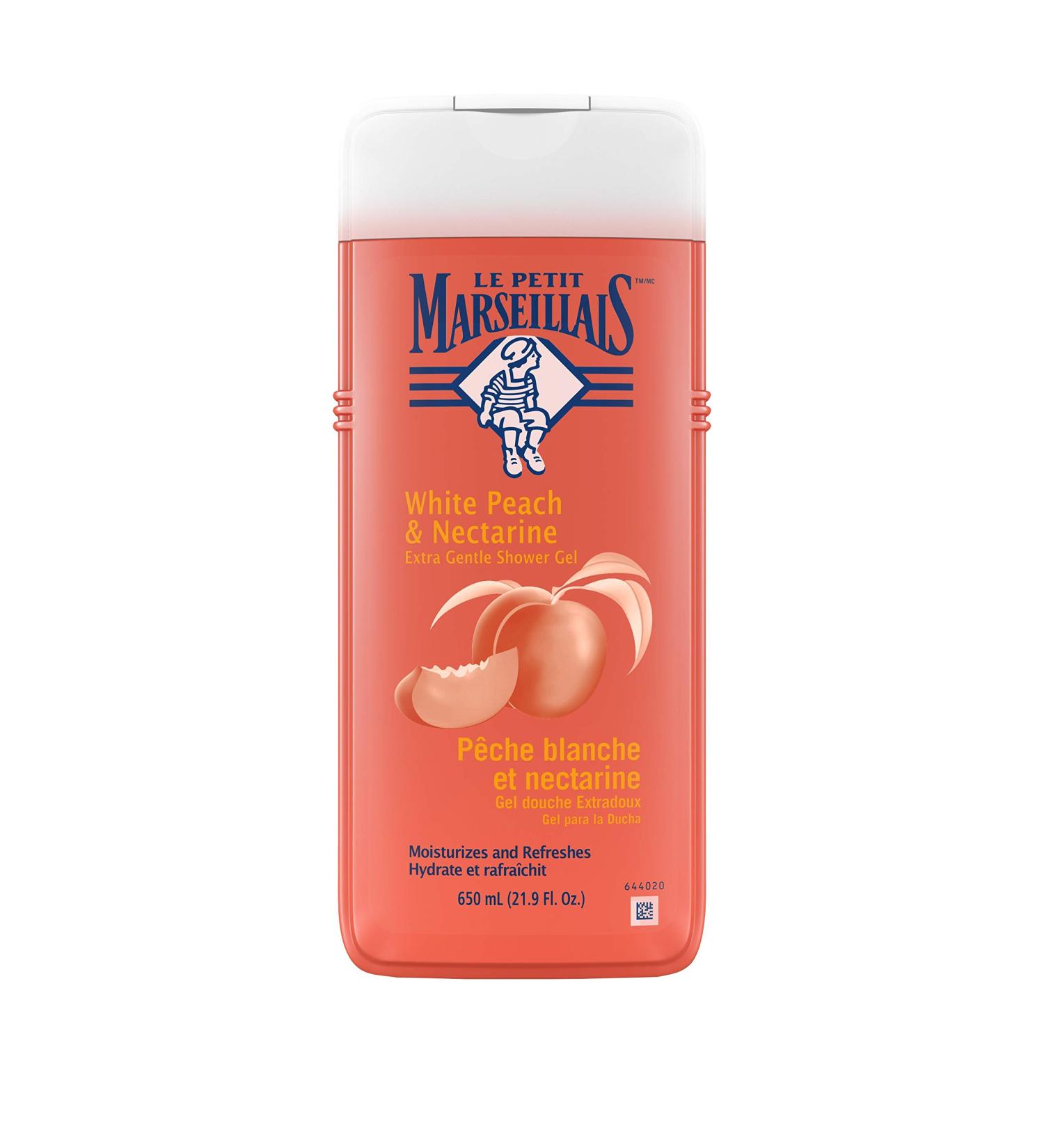 Le Petit Marseillais Extra Gentle Shower Gel with White Peach & Nectarine Moisturizing & Nourishing French Body Wash pH Neutral for Skin 21.9 fl. oz White Peach & Nectarine 21.9 Fl Oz (Pack of 1) - Buy Online on GoSupps.com