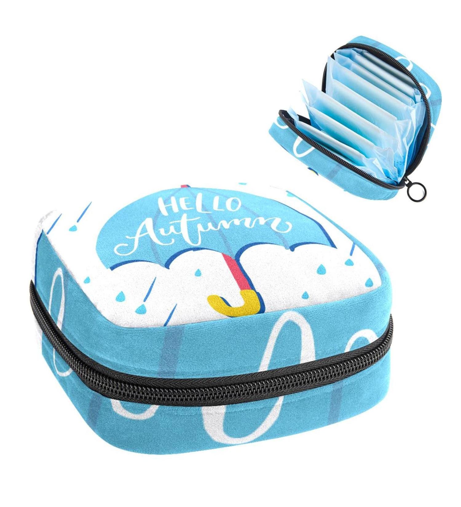 Women's Bonds Storage Pockets Stillpad Holder - Portable Autumn Rain Umbrella & Period Kit Bag for Women & Girls | Must-Have Feminine Product Bag - Buy Online on GoSupps.com