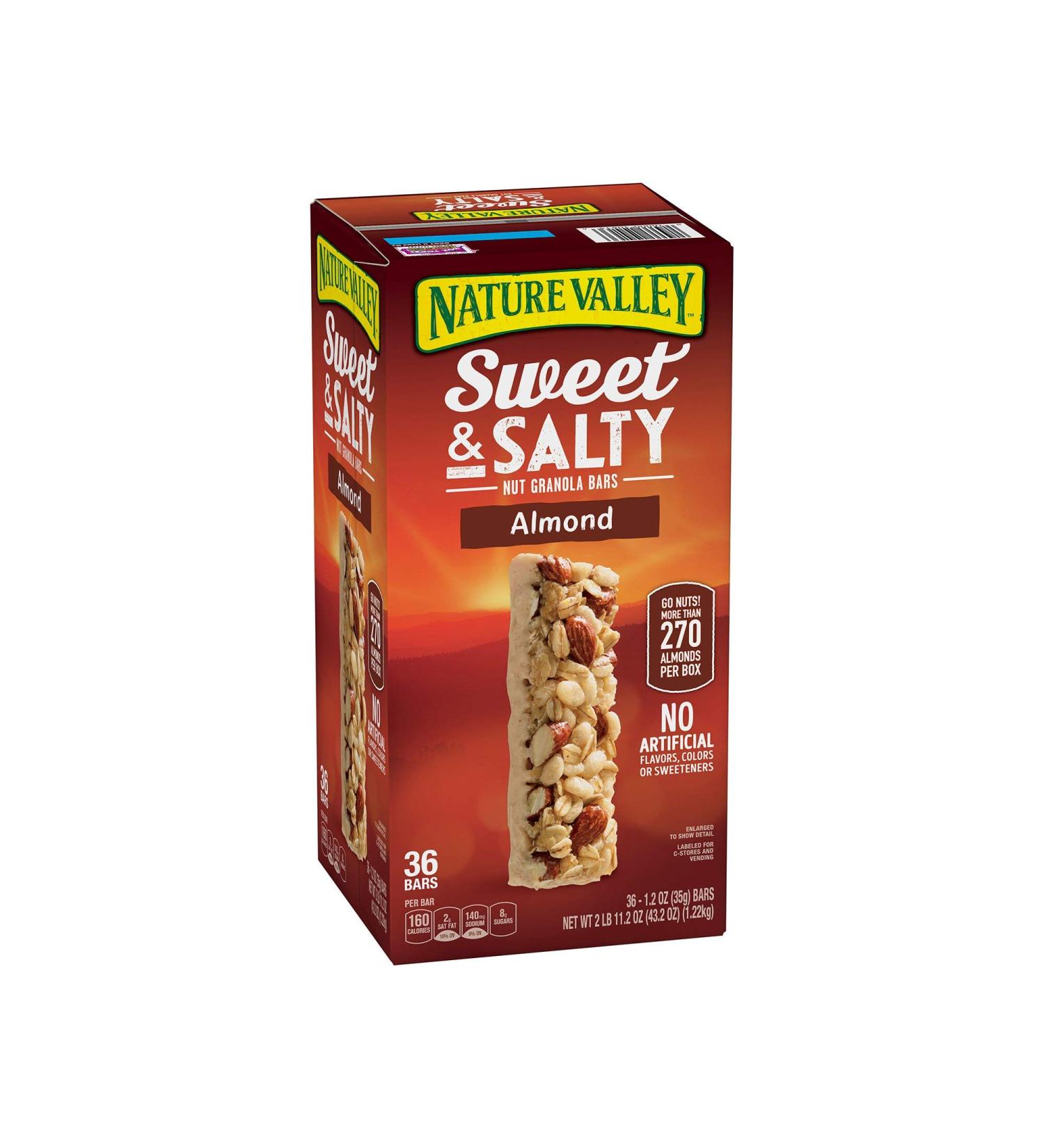 An Item of Nature Valley Sweet & Salty Almond Granola Bars (1.2 oz, 36 ct.) - Pack of 1 36 Count (Pack of 1)