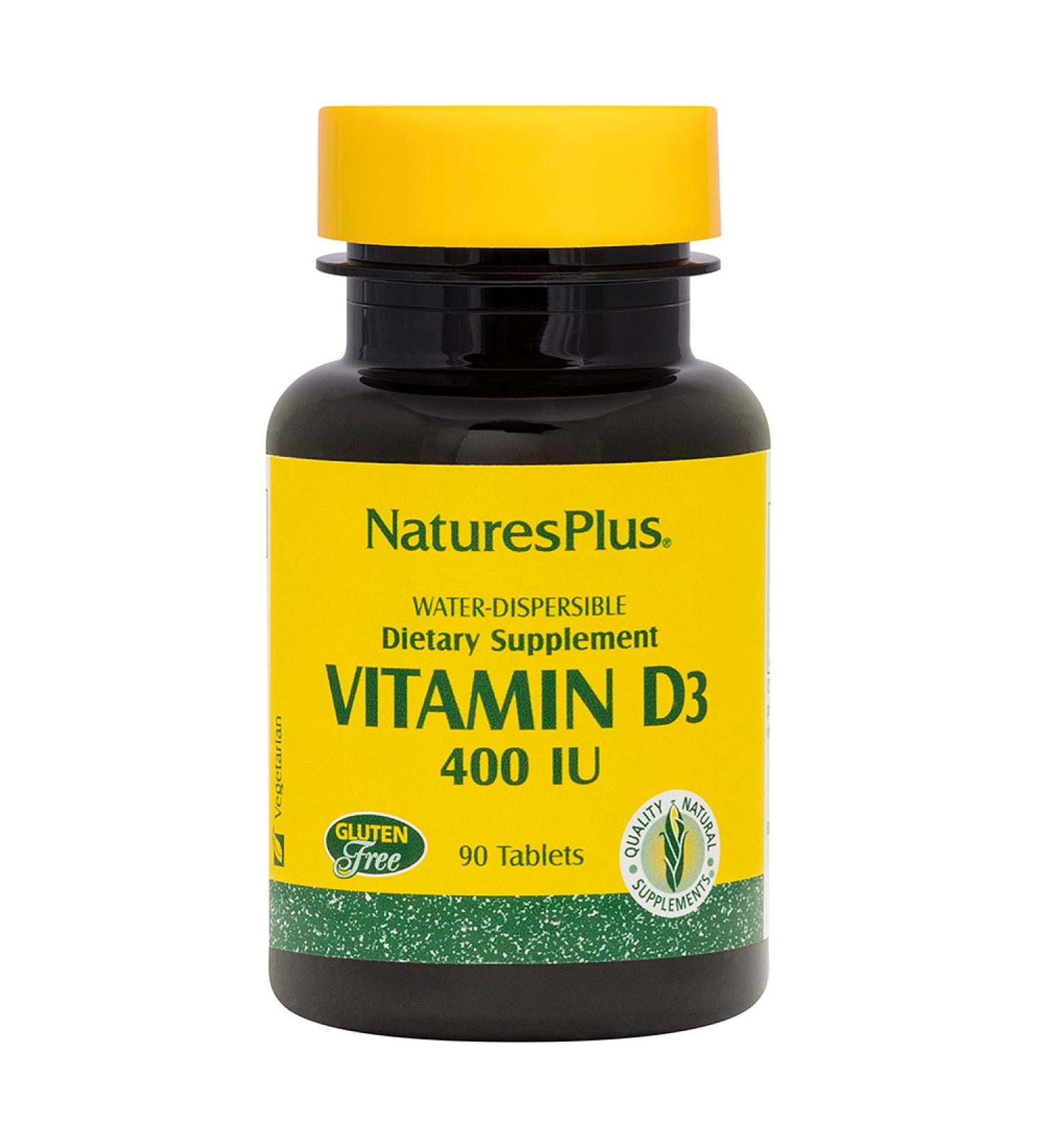 Buy Nature's Plus Vitamin D3 400 IU - 90 Tablets for Immune Support - Buy Online on GoSupps.com