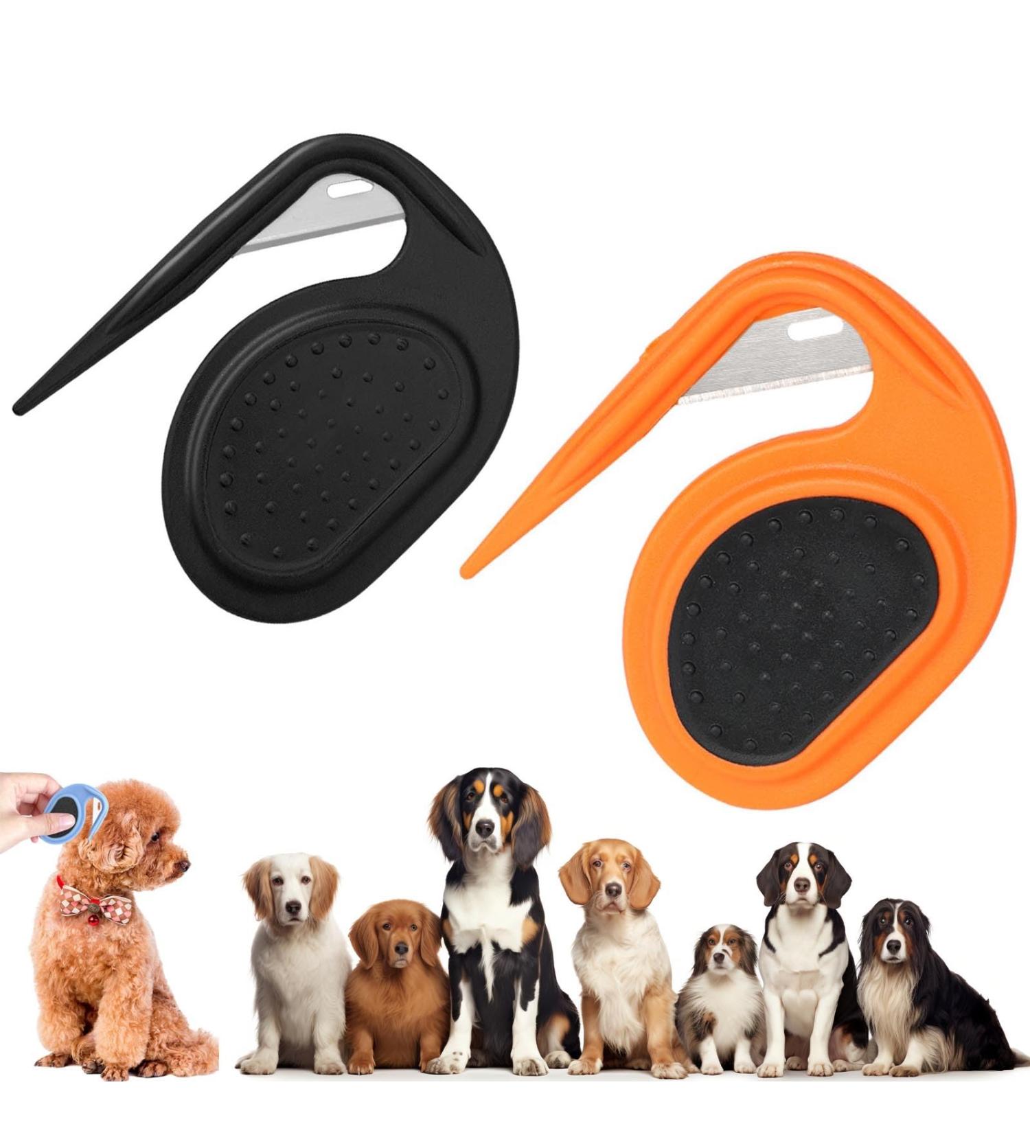 Remove the Knot Comb for Cats & Dogs | 2PCS Pet Dematting & De-Filtering Tools - Effortlessly Eliminate Knots & Mats - Buy Online on GoSupps.com