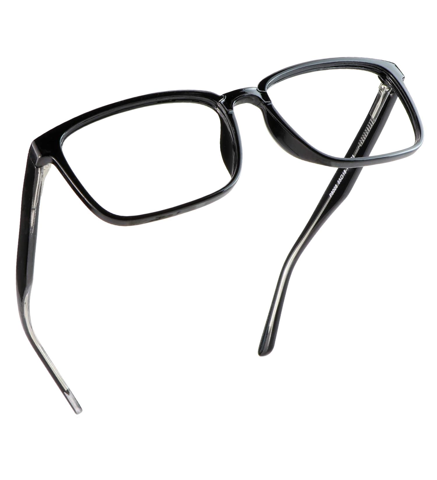 LifeArt Blue Light Blocking Glasses - Anti Eyestrain Computer & Gaming Glasses for Men & Women - Anti Glare 0.25 Magnification (Black) P8008_c1_black - Buy Online on GoSupps.com